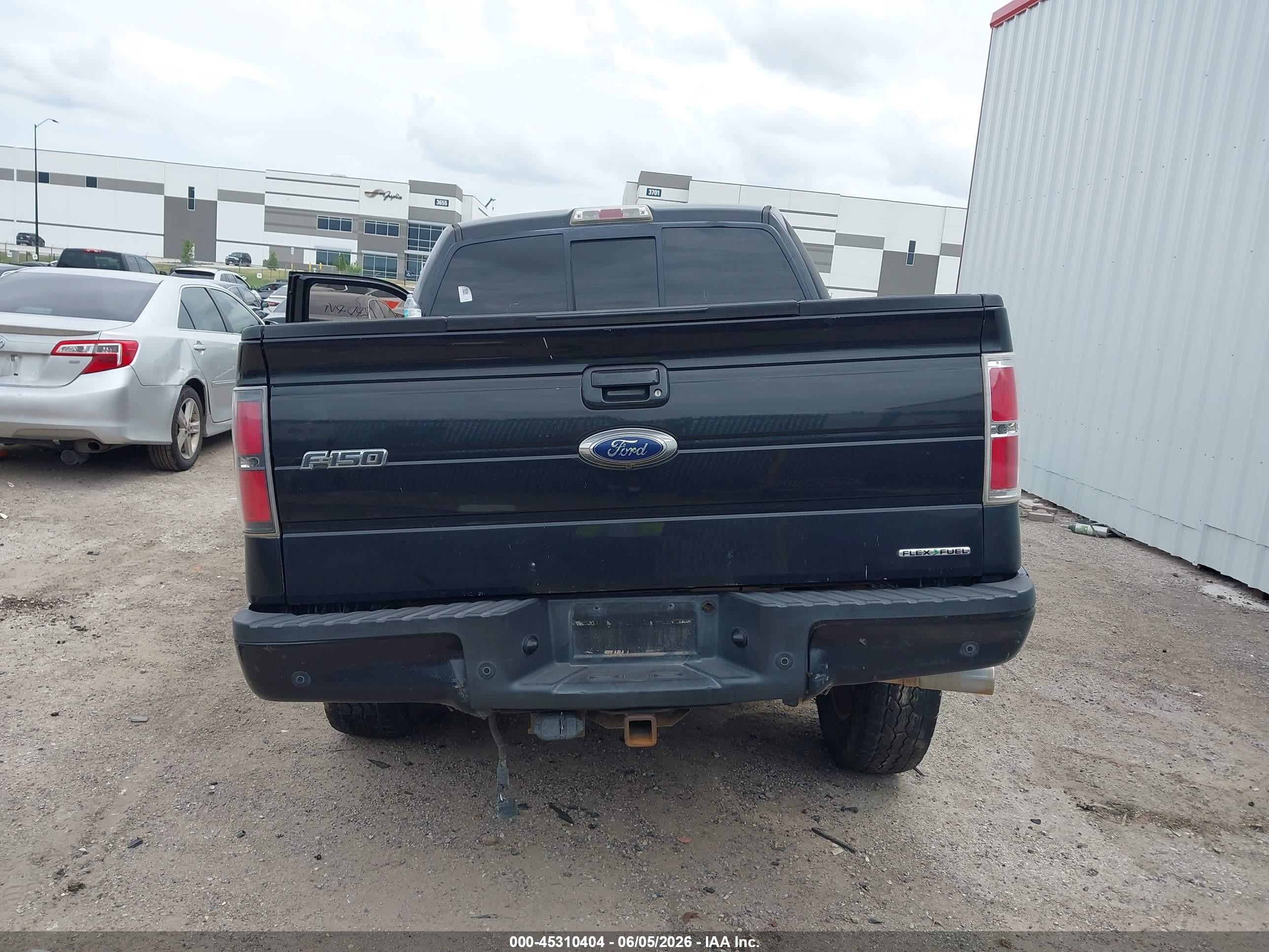2012 Ford F-150 Fx2 Black vin: 1FTFW1CF5CFD05414