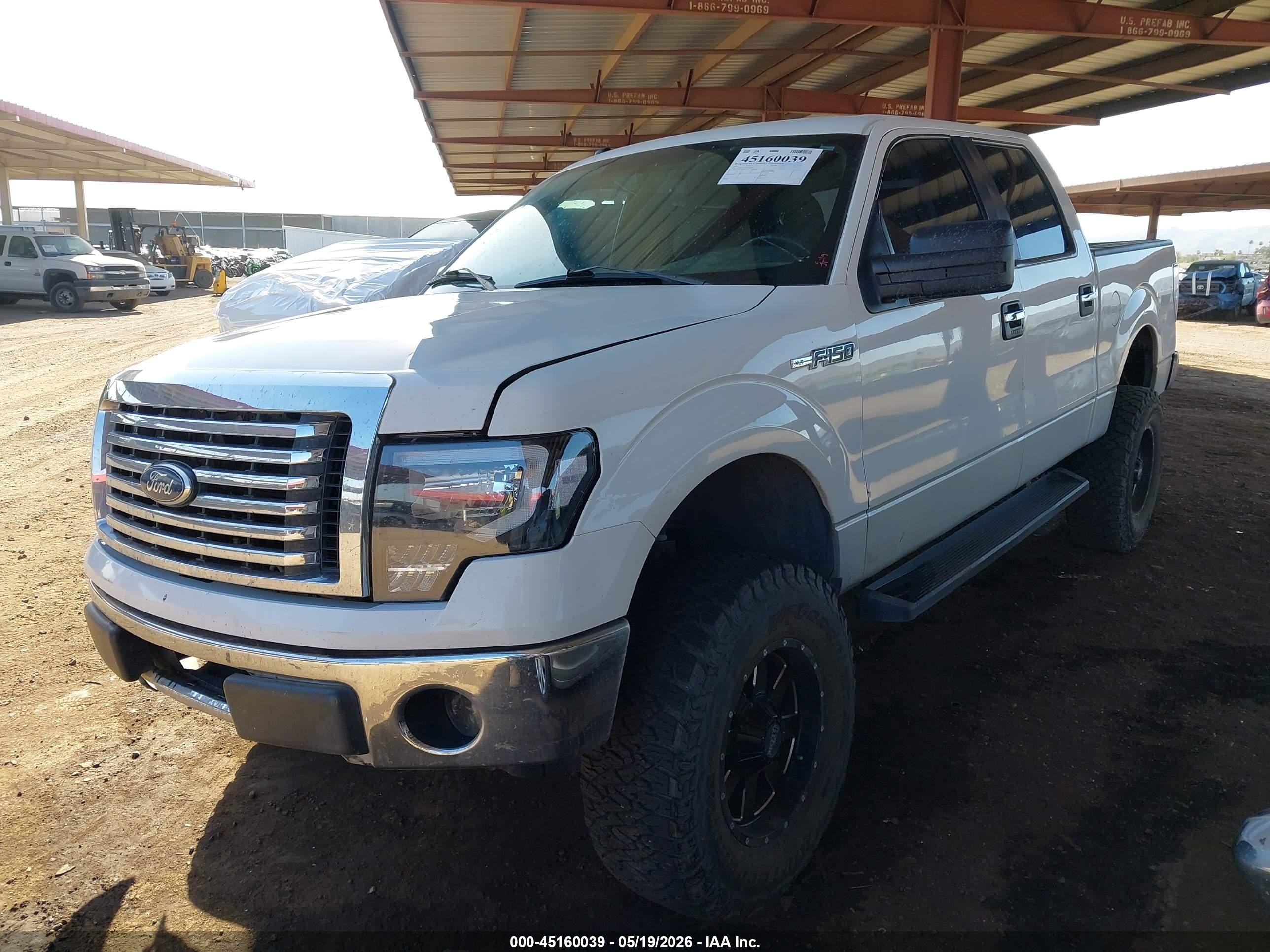 2012 Ford F-150 Xlt White vin: 1FTFW1CF5CKD35679