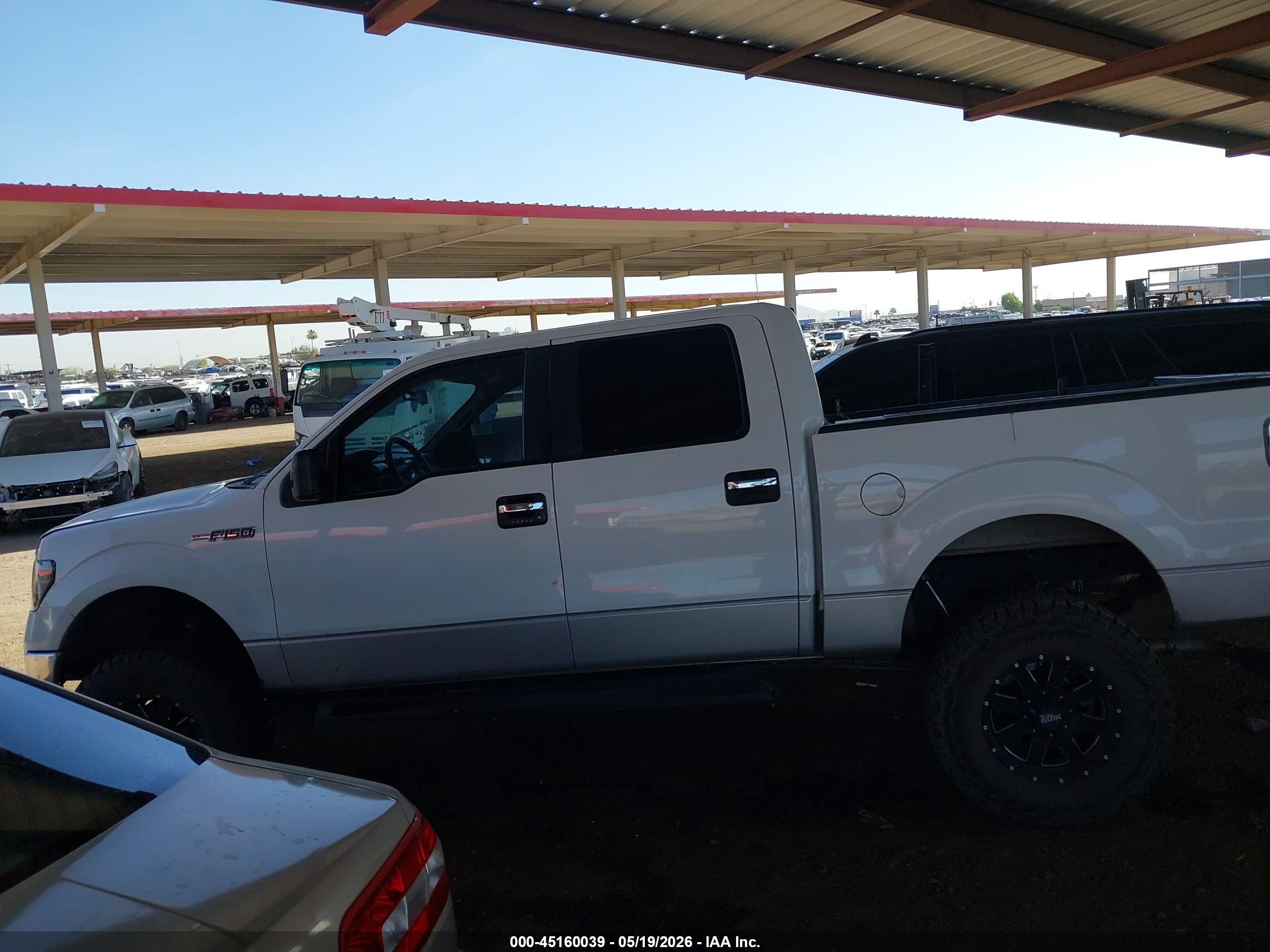 2012 Ford F-150 Xlt White vin: 1FTFW1CF5CKD35679