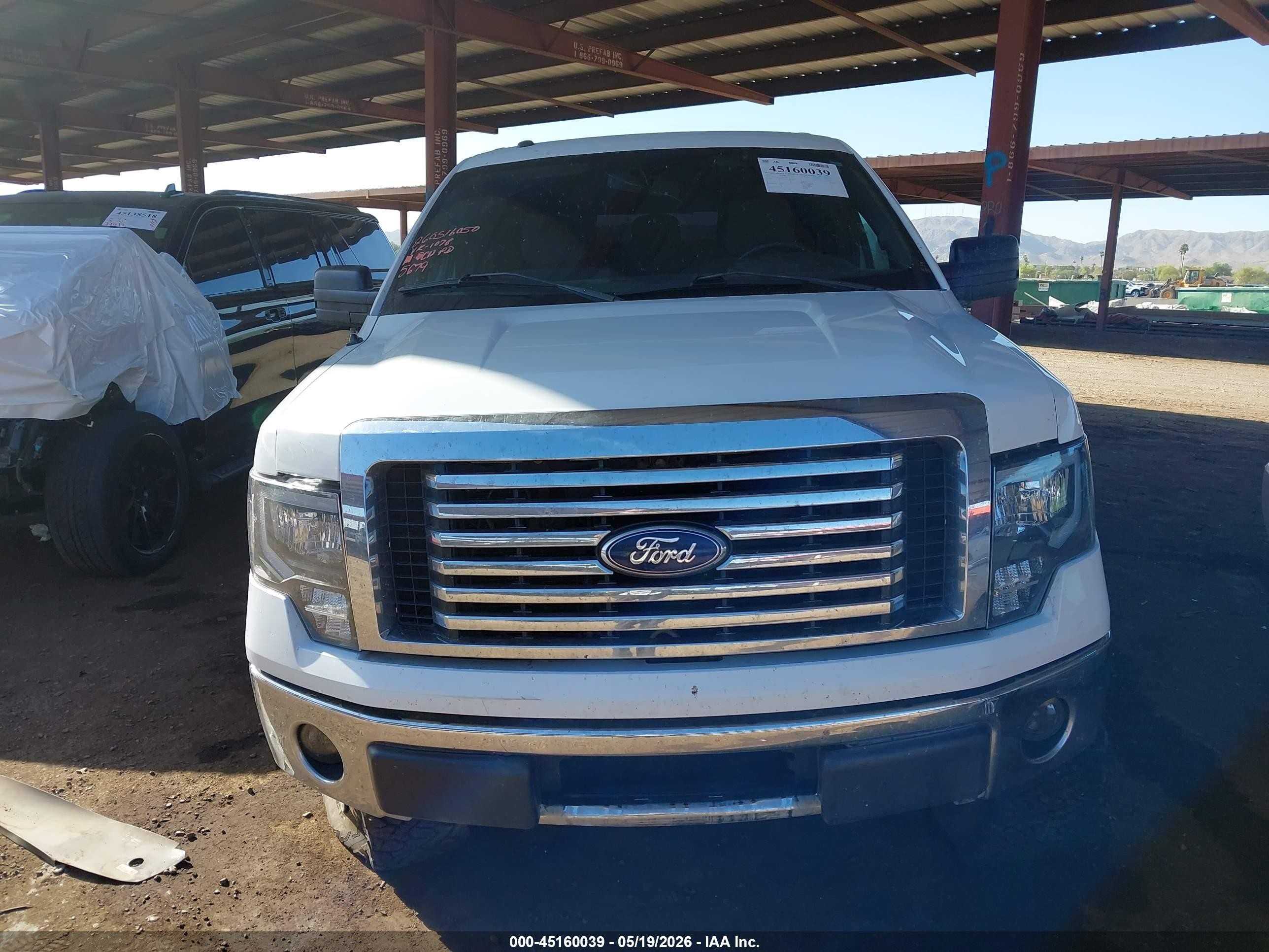 2012 Ford F-150 Xlt White vin: 1FTFW1CF5CKD35679