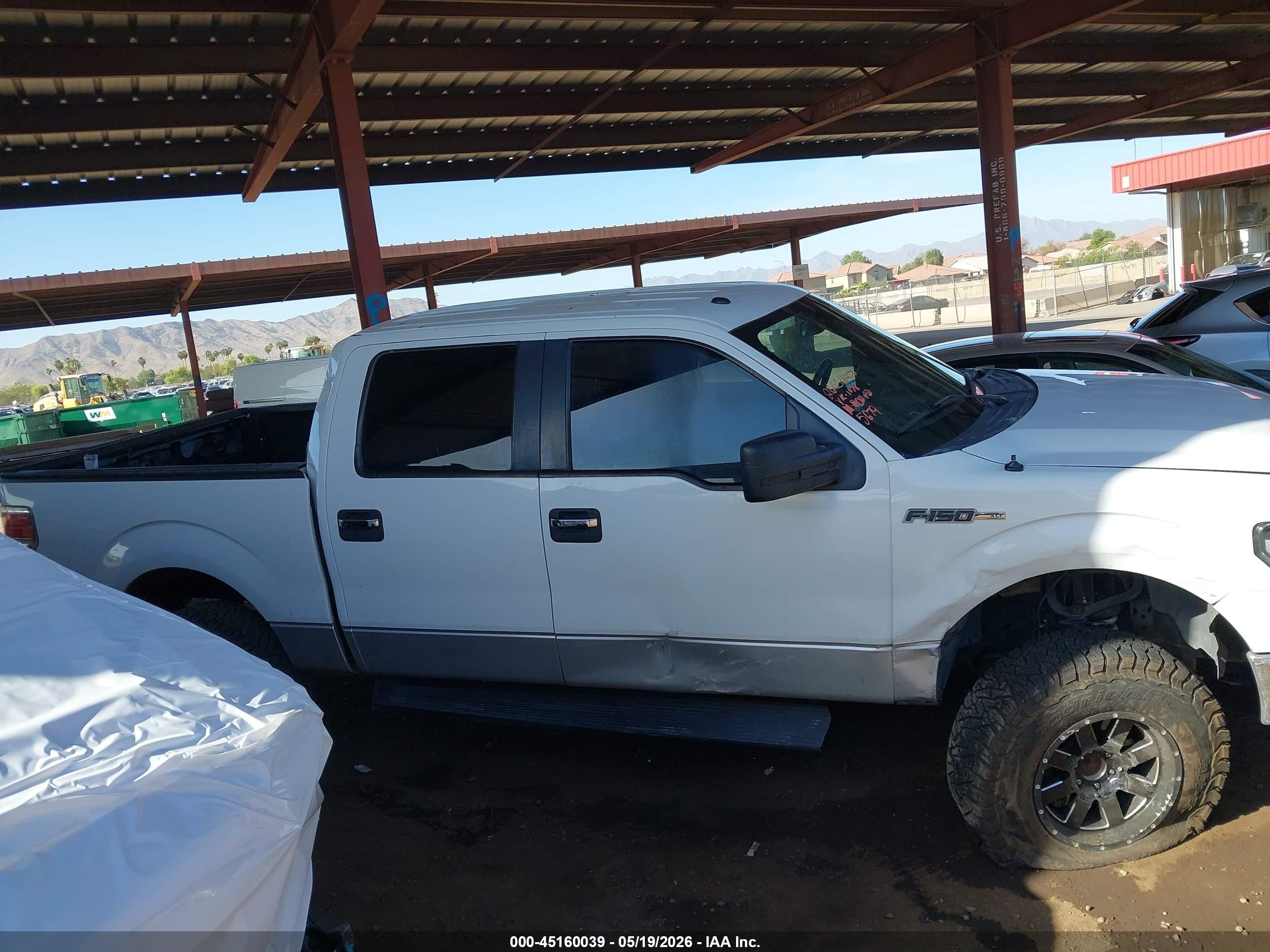2012 Ford F-150 Xlt White vin: 1FTFW1CF5CKD35679