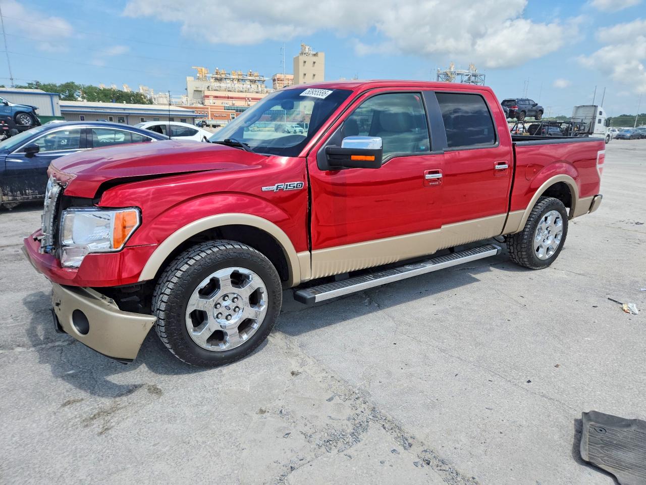 2012 Ford F150 Supercrew Красный vin: 1FTFW1CF5CKD63420