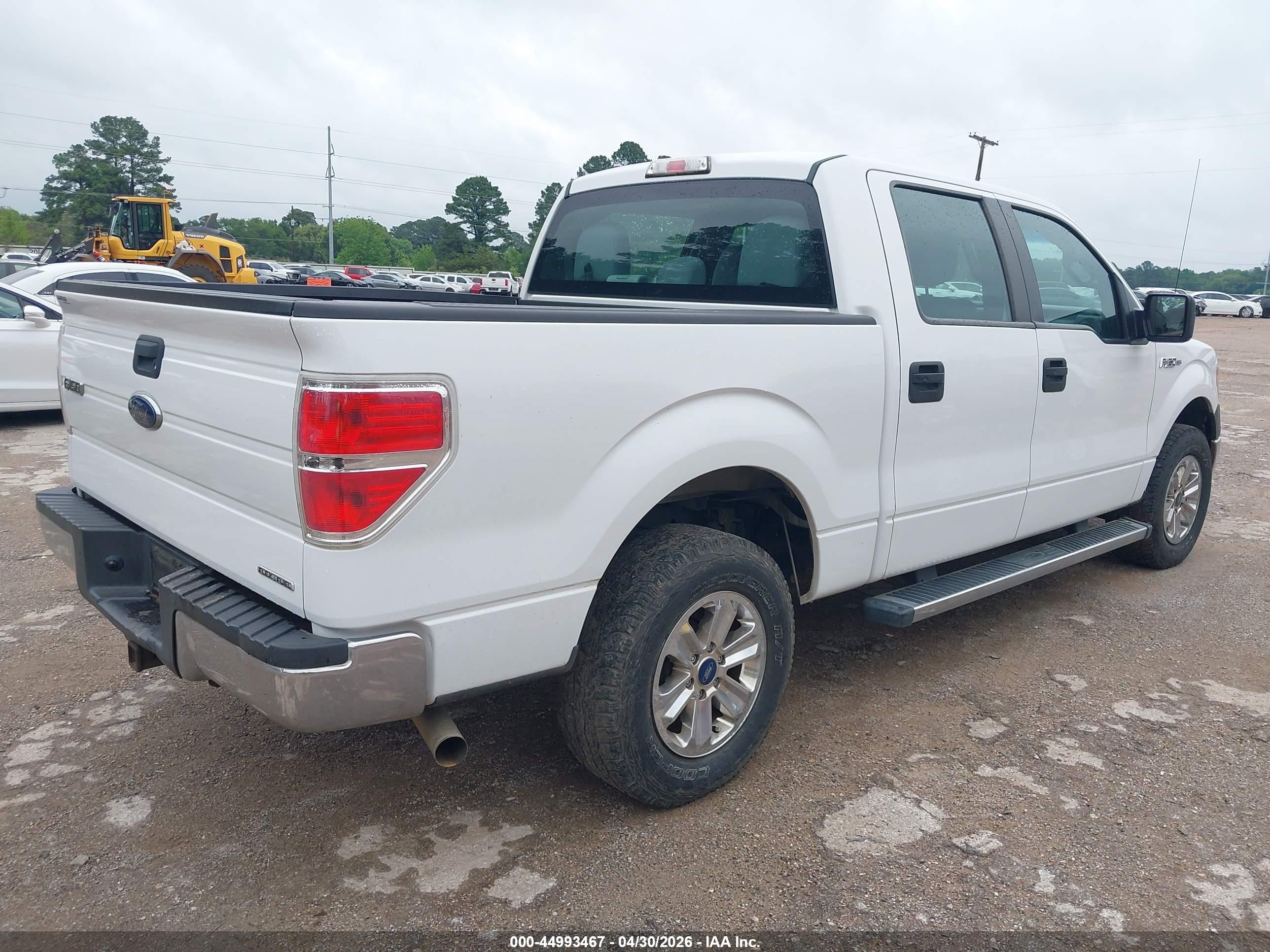 2013 Ford F-150 Xl White vin: 1FTFW1CF5DFA94166