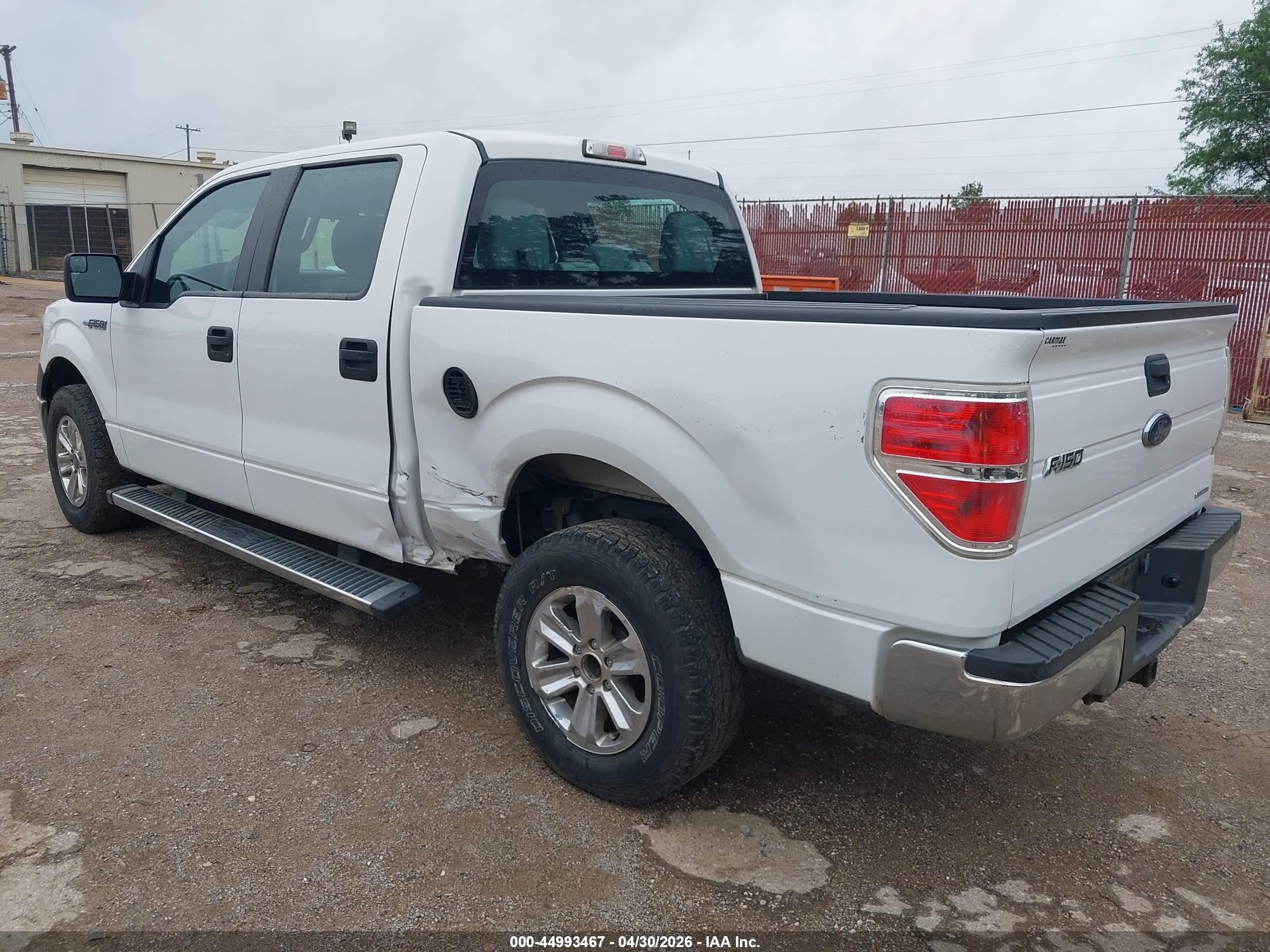 2013 Ford F-150 Xl White vin: 1FTFW1CF5DFA94166