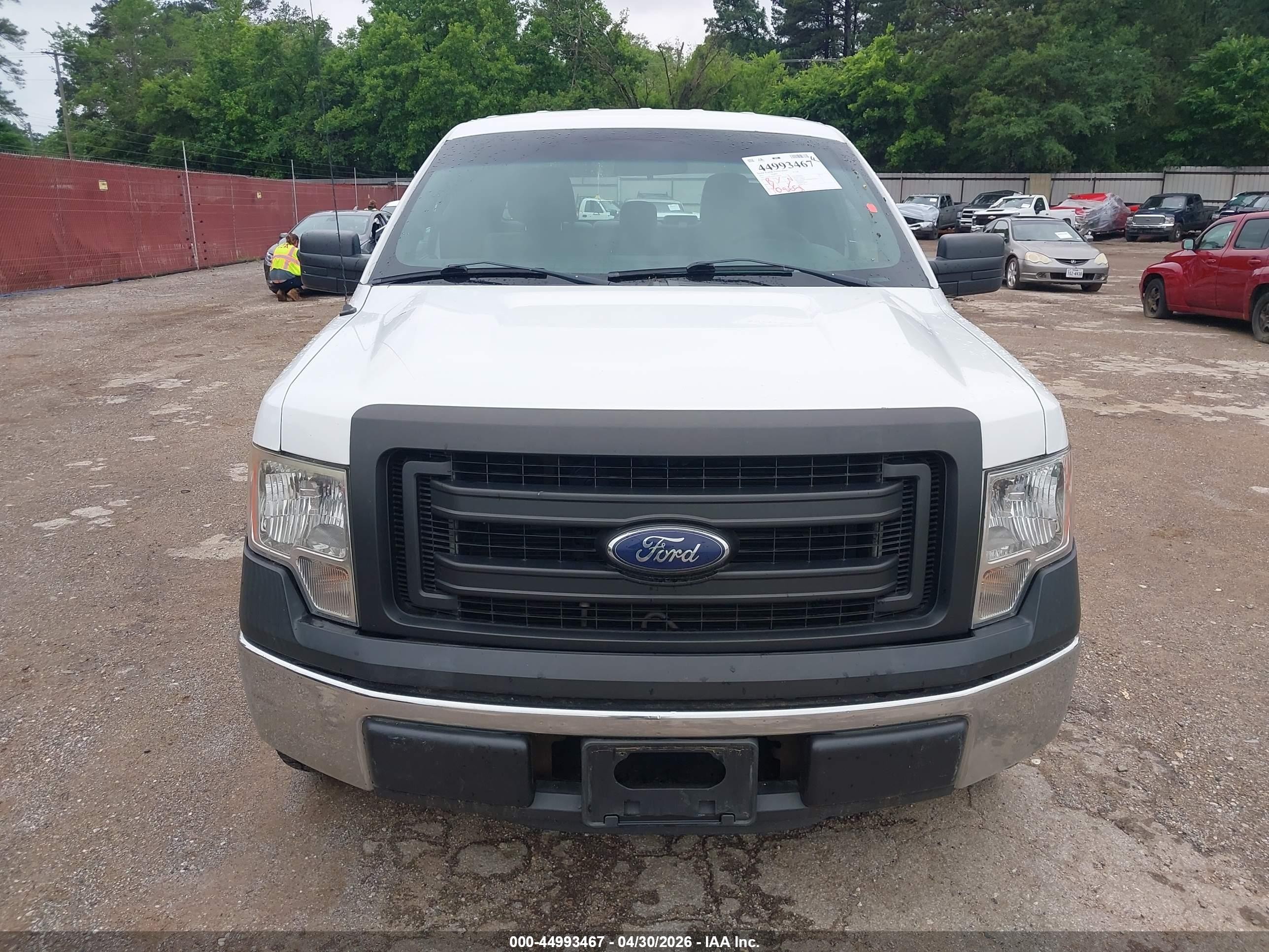2013 Ford F-150 Xl White vin: 1FTFW1CF5DFA94166