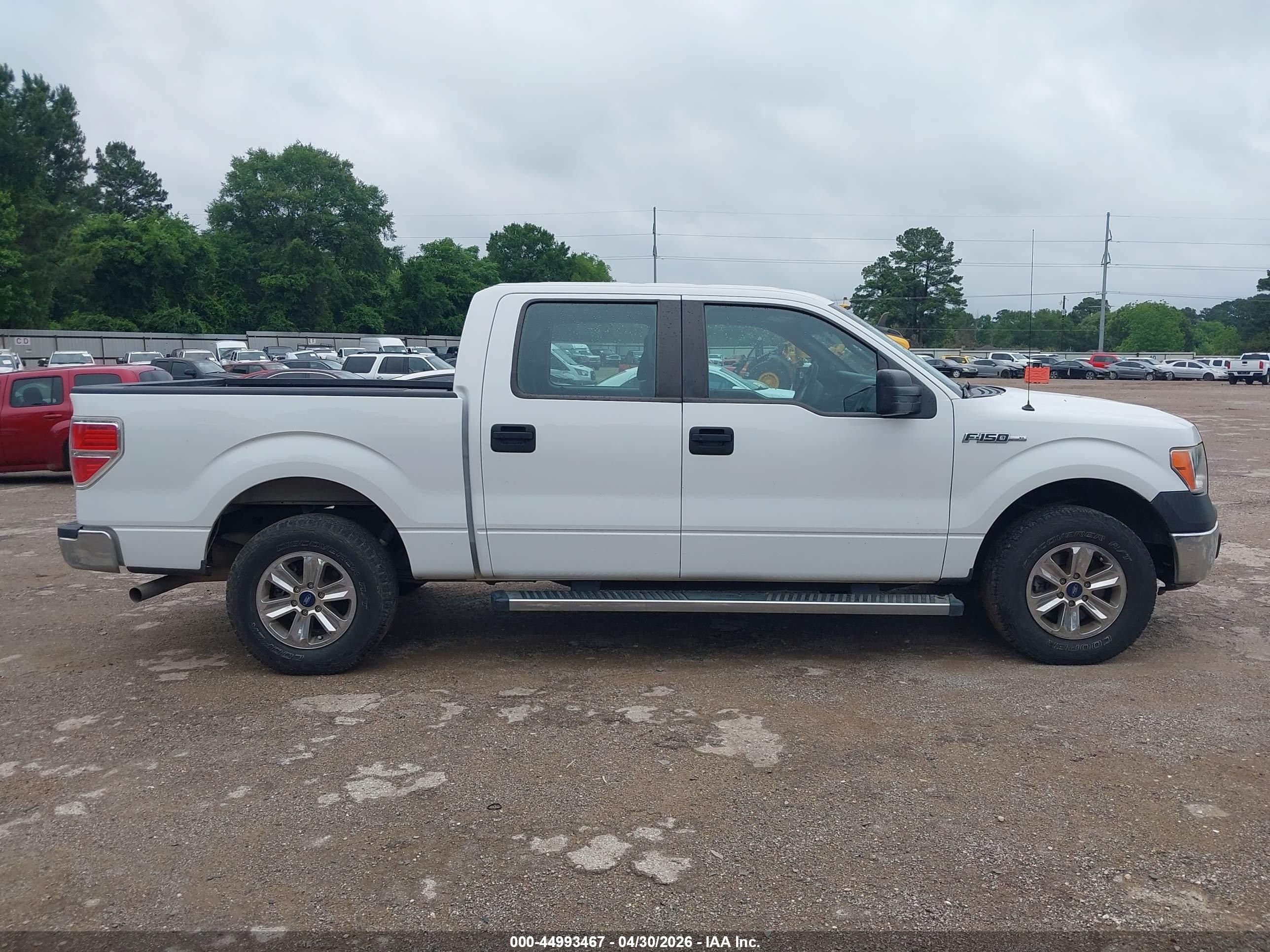 2013 Ford F-150 Xl White vin: 1FTFW1CF5DFA94166