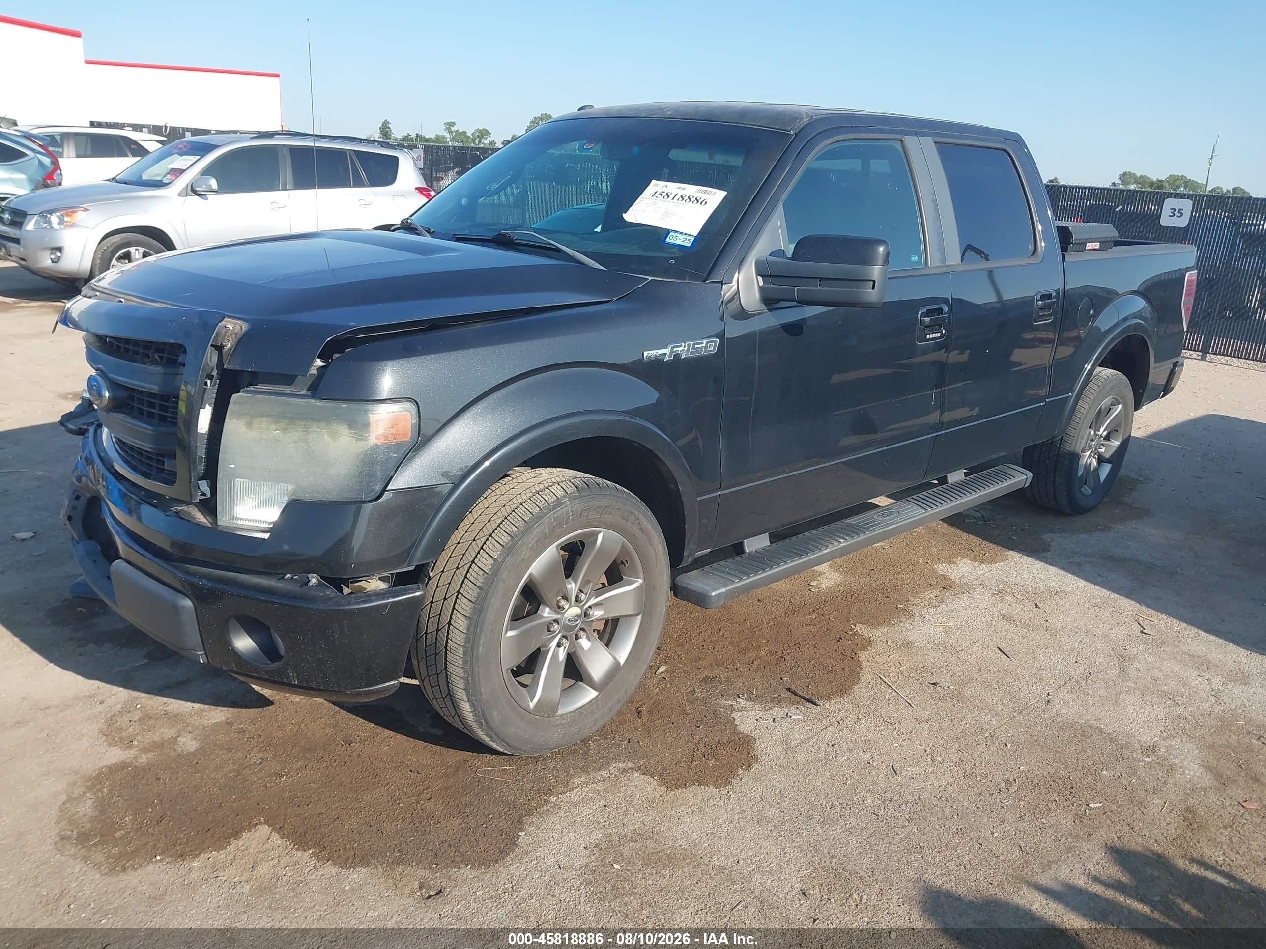 2013 Ford F-150 Fx2 Black vin: 1FTFW1CF5DFB51773