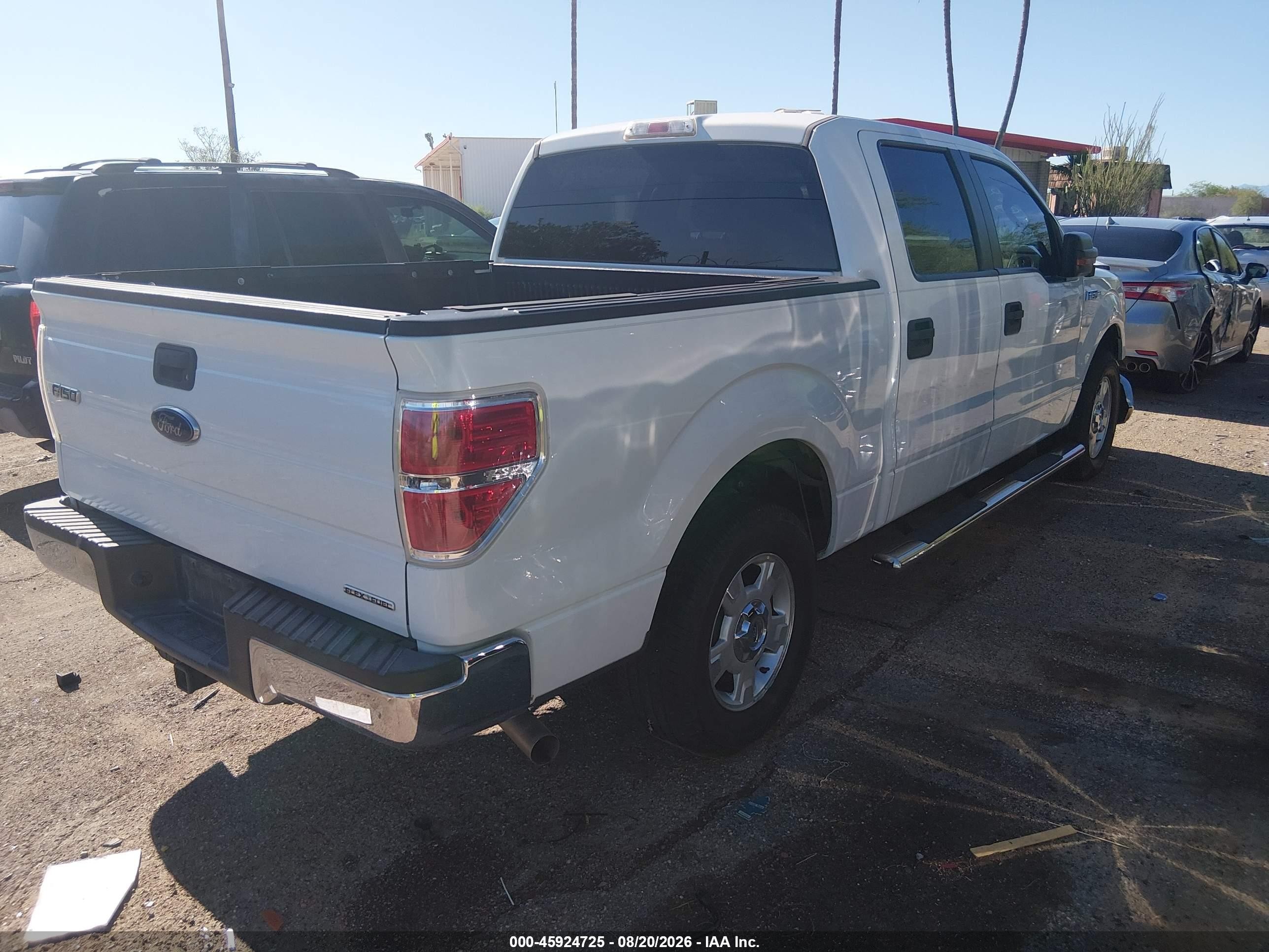2013 Ford F-150 Xlt White vin: 1FTFW1CF5DFD48913