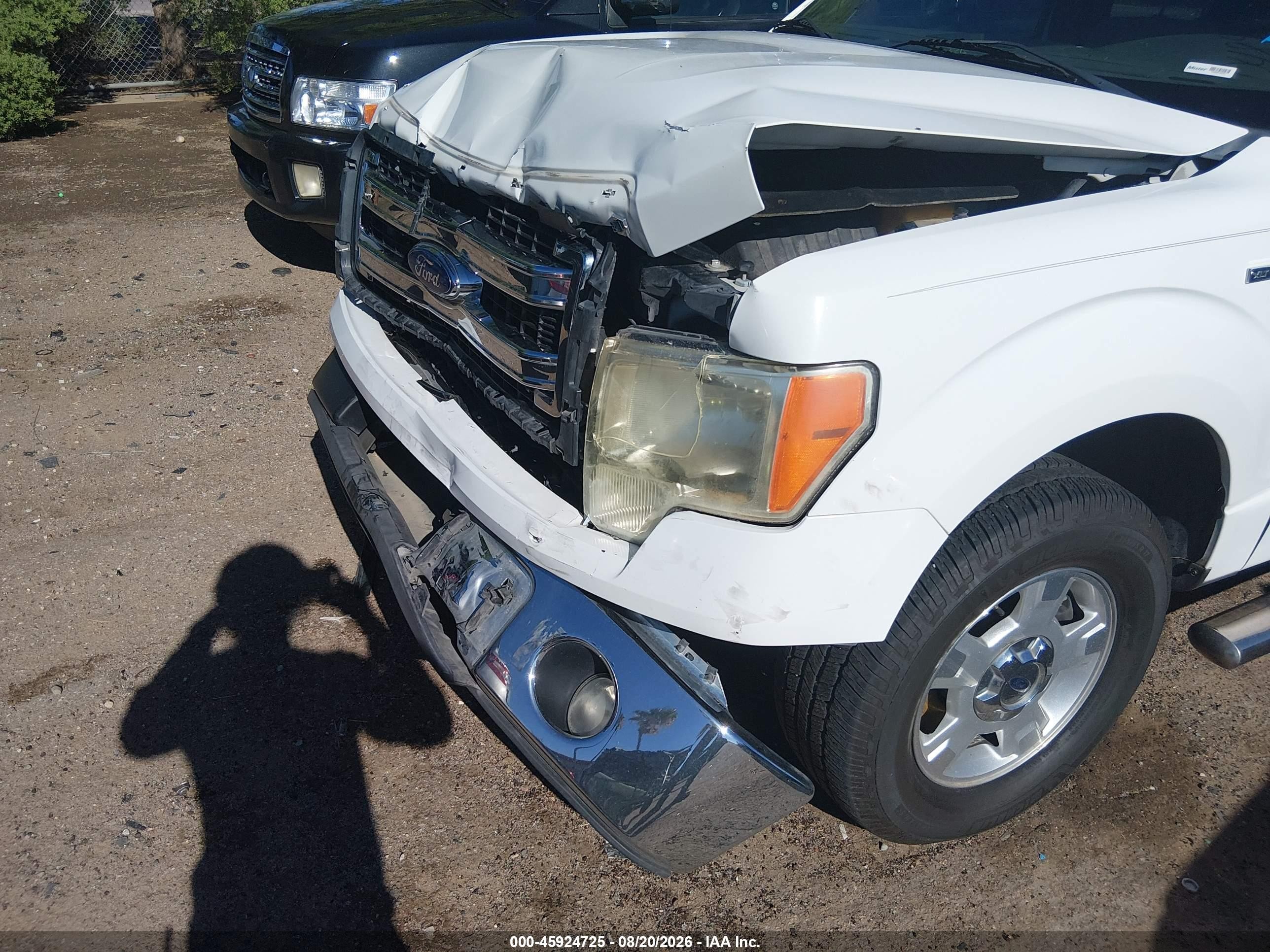 2013 Ford F-150 Xlt White vin: 1FTFW1CF5DFD48913