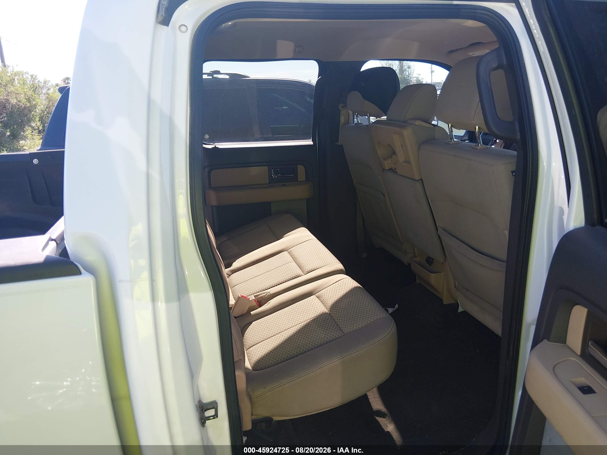 2013 Ford F-150 Xlt White vin: 1FTFW1CF5DFD48913