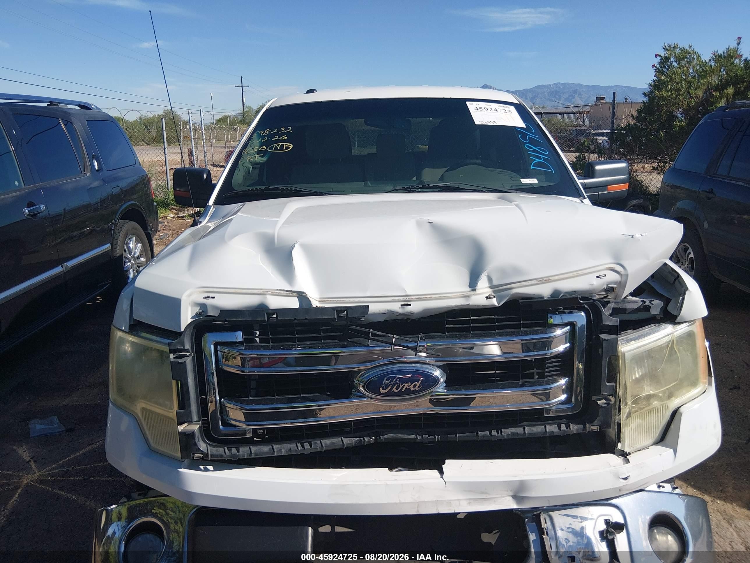 2013 Ford F-150 Xlt White vin: 1FTFW1CF5DFD48913