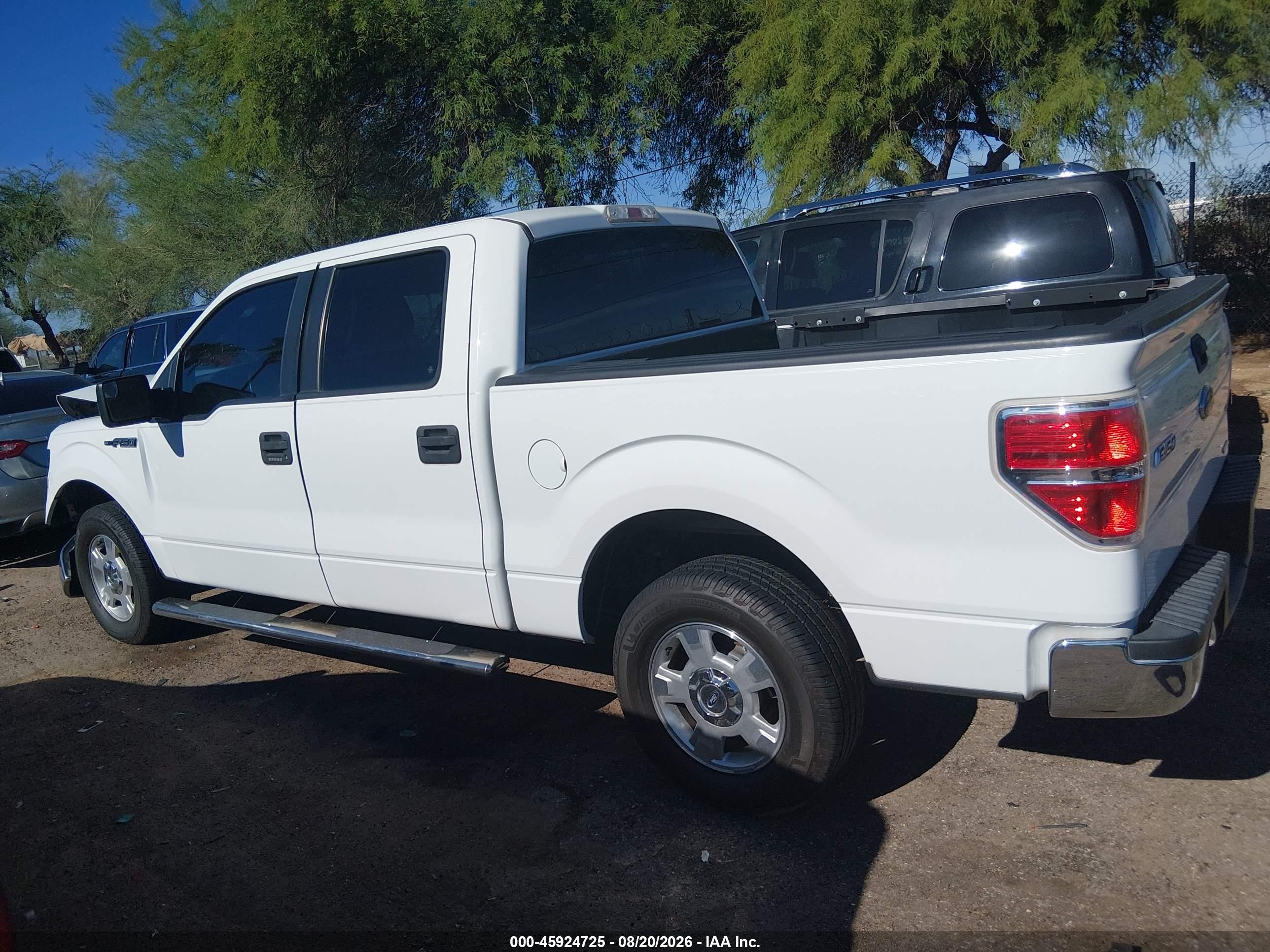 2013 Ford F-150 Xlt White vin: 1FTFW1CF5DFD48913