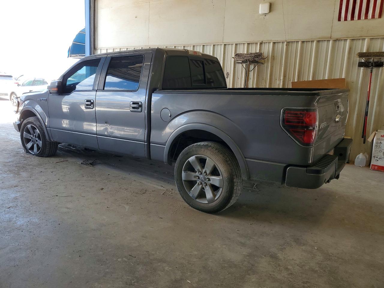 2013 Ford F150 Supercrew Gray vin: 1FTFW1CF5DKD88240