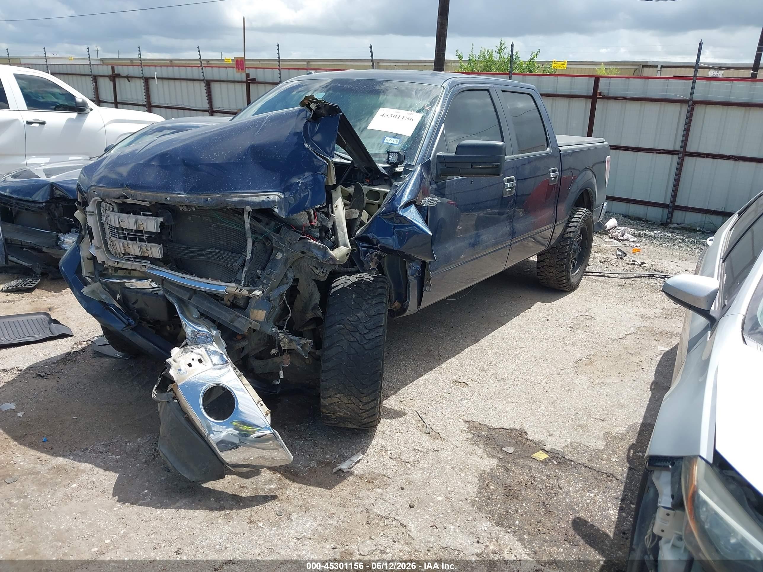 2013 Ford F-150 Xlt Blue vin: 1FTFW1CF5DKE60523