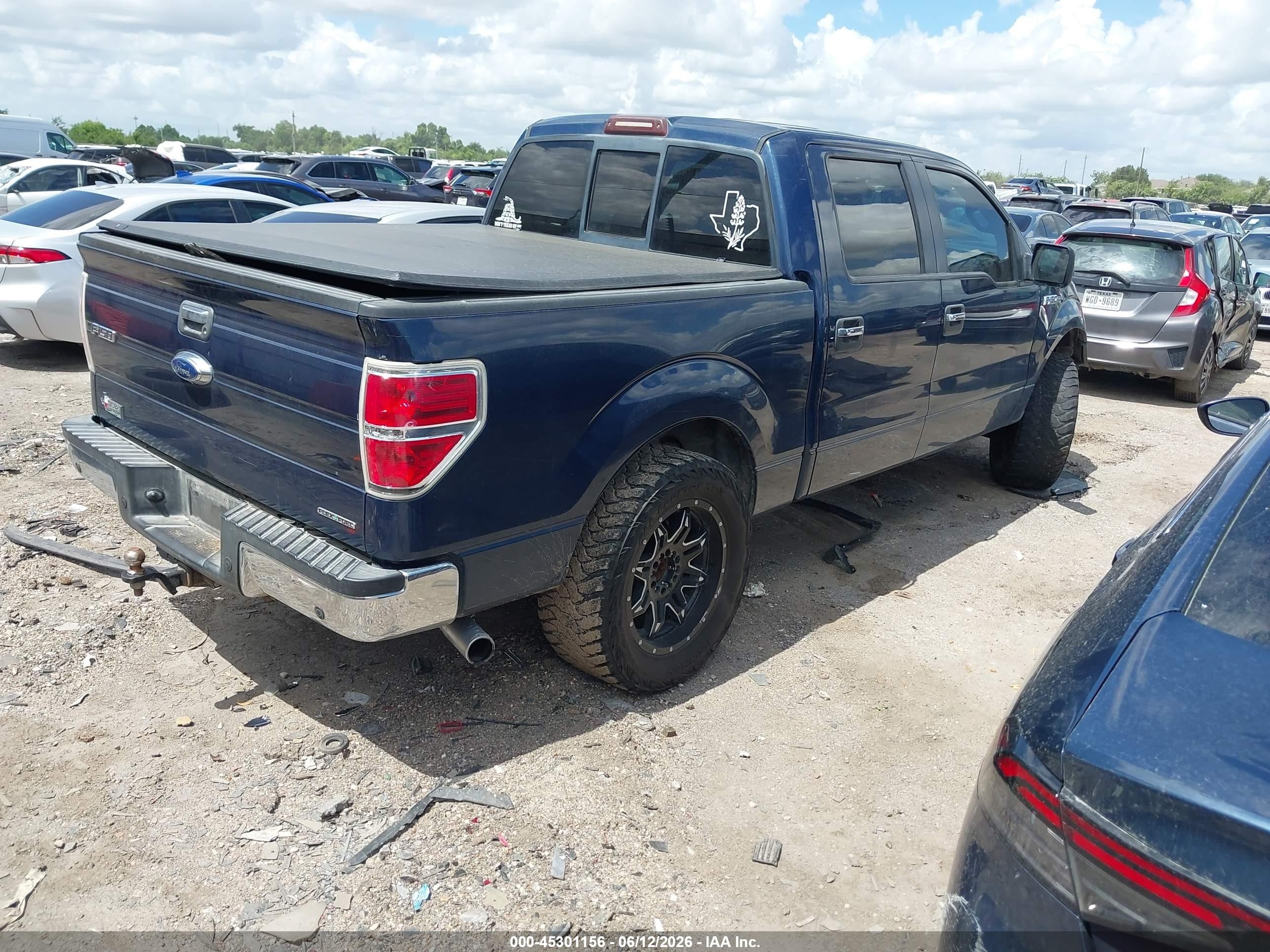 2013 Ford F-150 Xlt Blue vin: 1FTFW1CF5DKE60523