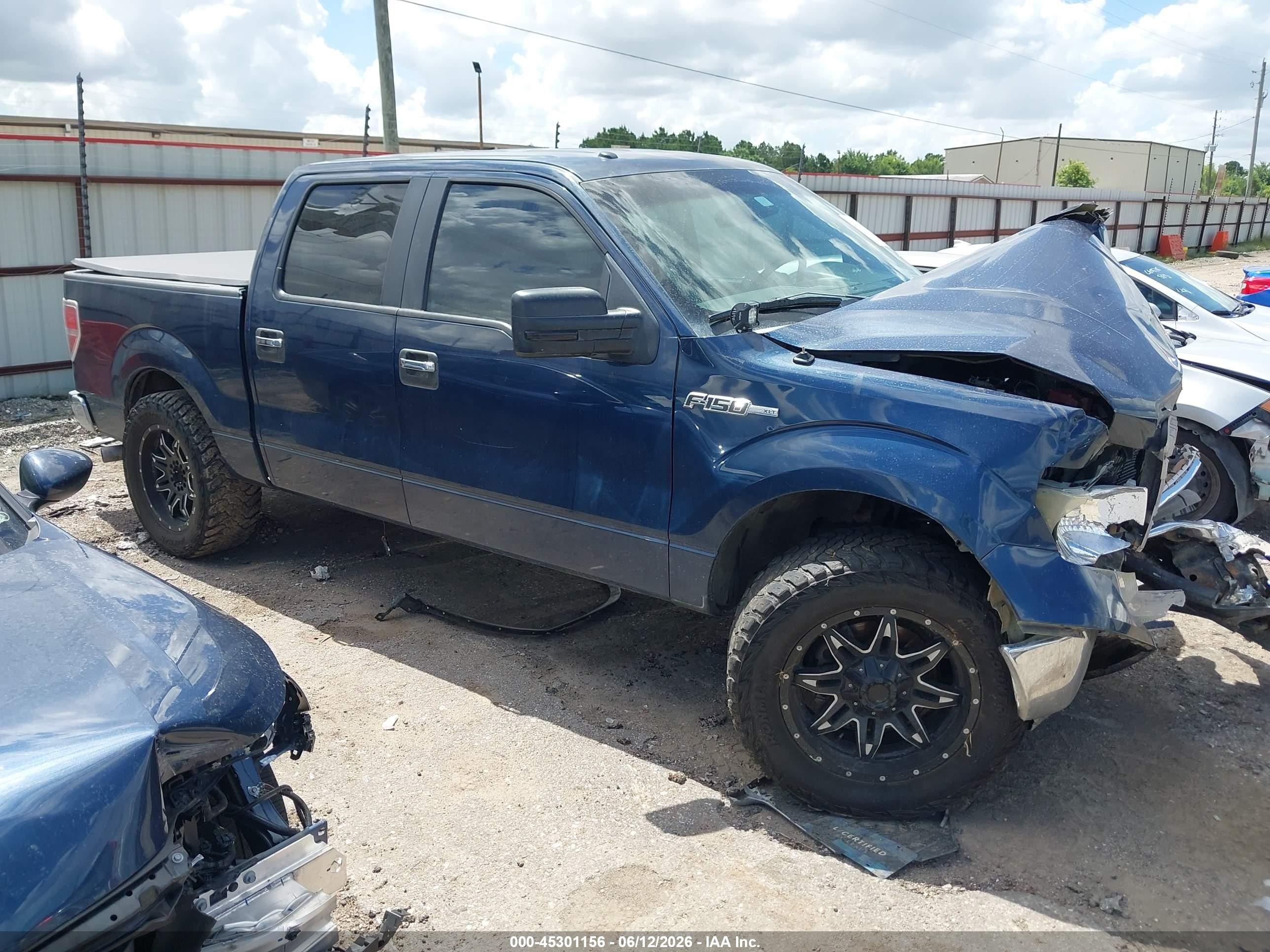 2013 Ford F-150 Xlt Blue vin: 1FTFW1CF5DKE60523
