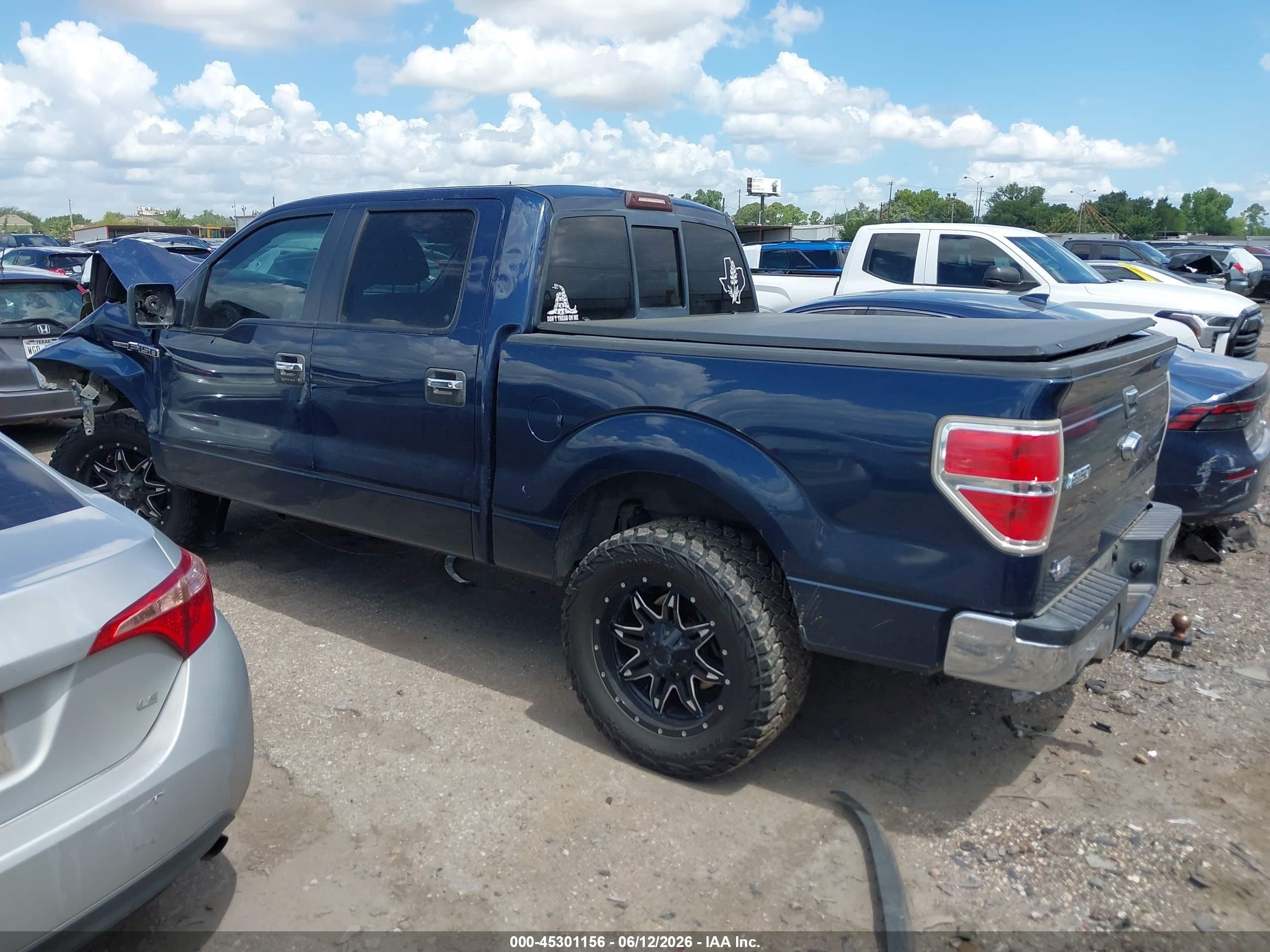 2013 Ford F-150 Xlt Blue vin: 1FTFW1CF5DKE60523