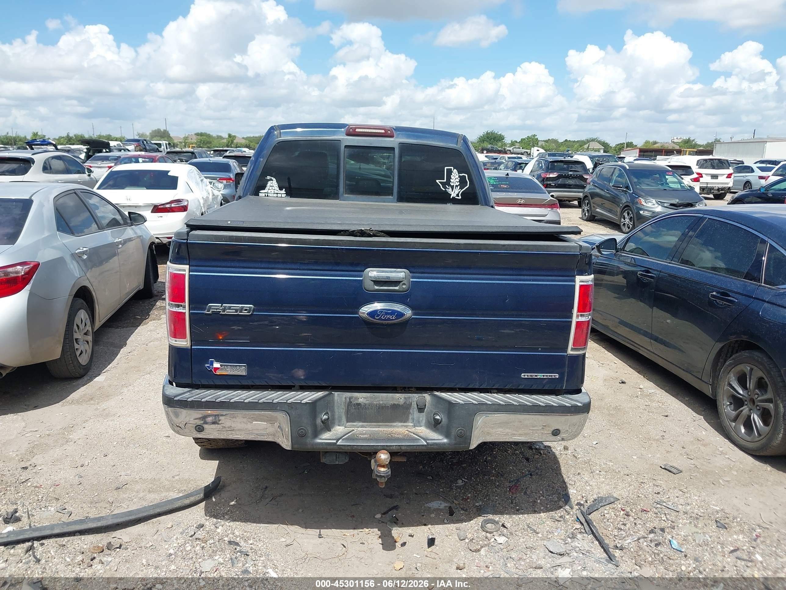 2013 Ford F-150 Xlt Blue vin: 1FTFW1CF5DKE60523