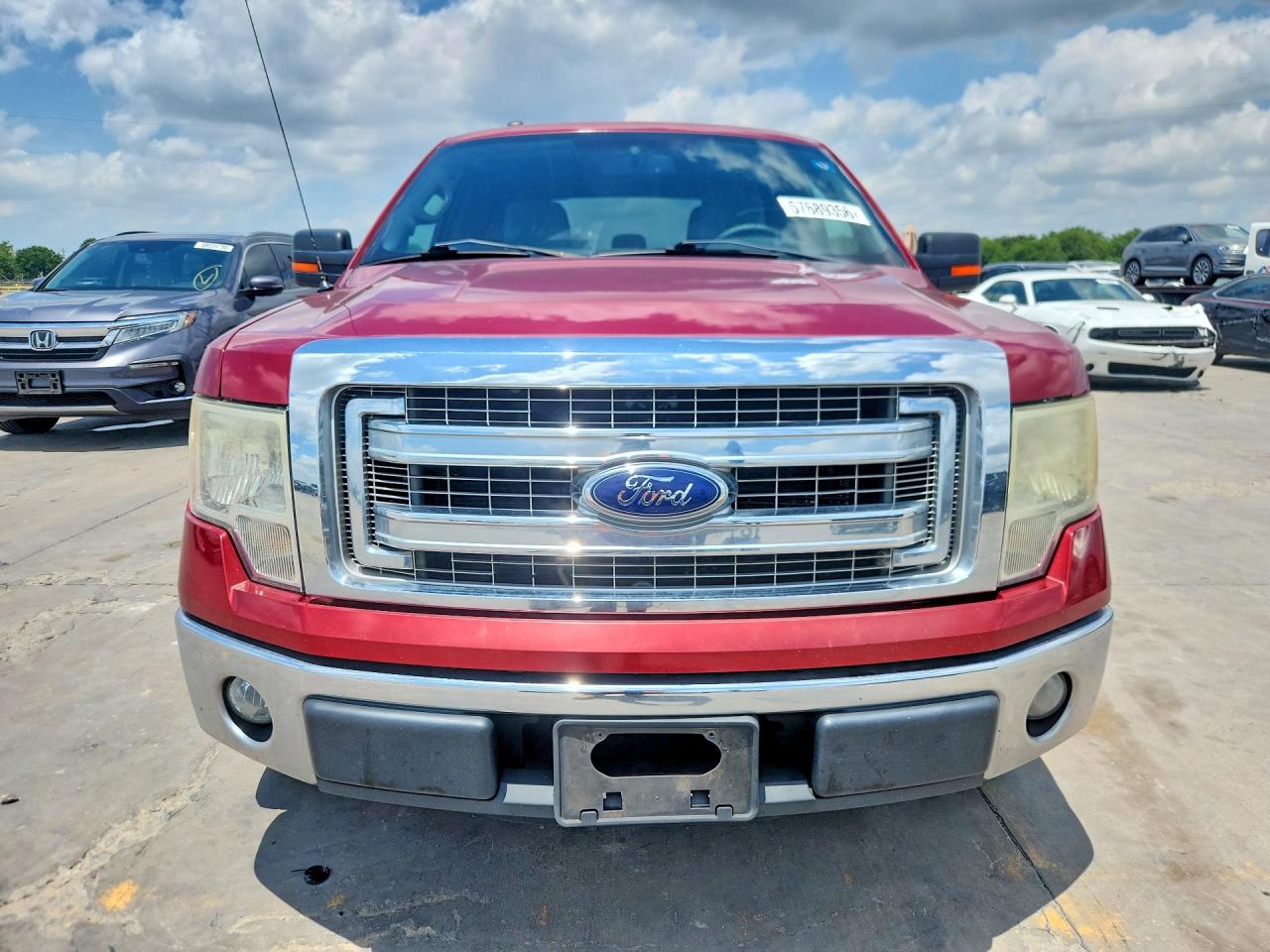 2013 Ford F150 Supercrew Burgundy vin: 1FTFW1CF5DKF04004