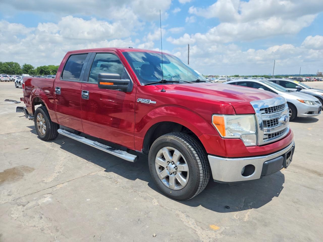 2013 Ford F150 Supercrew Burgundy vin: 1FTFW1CF5DKF04004
