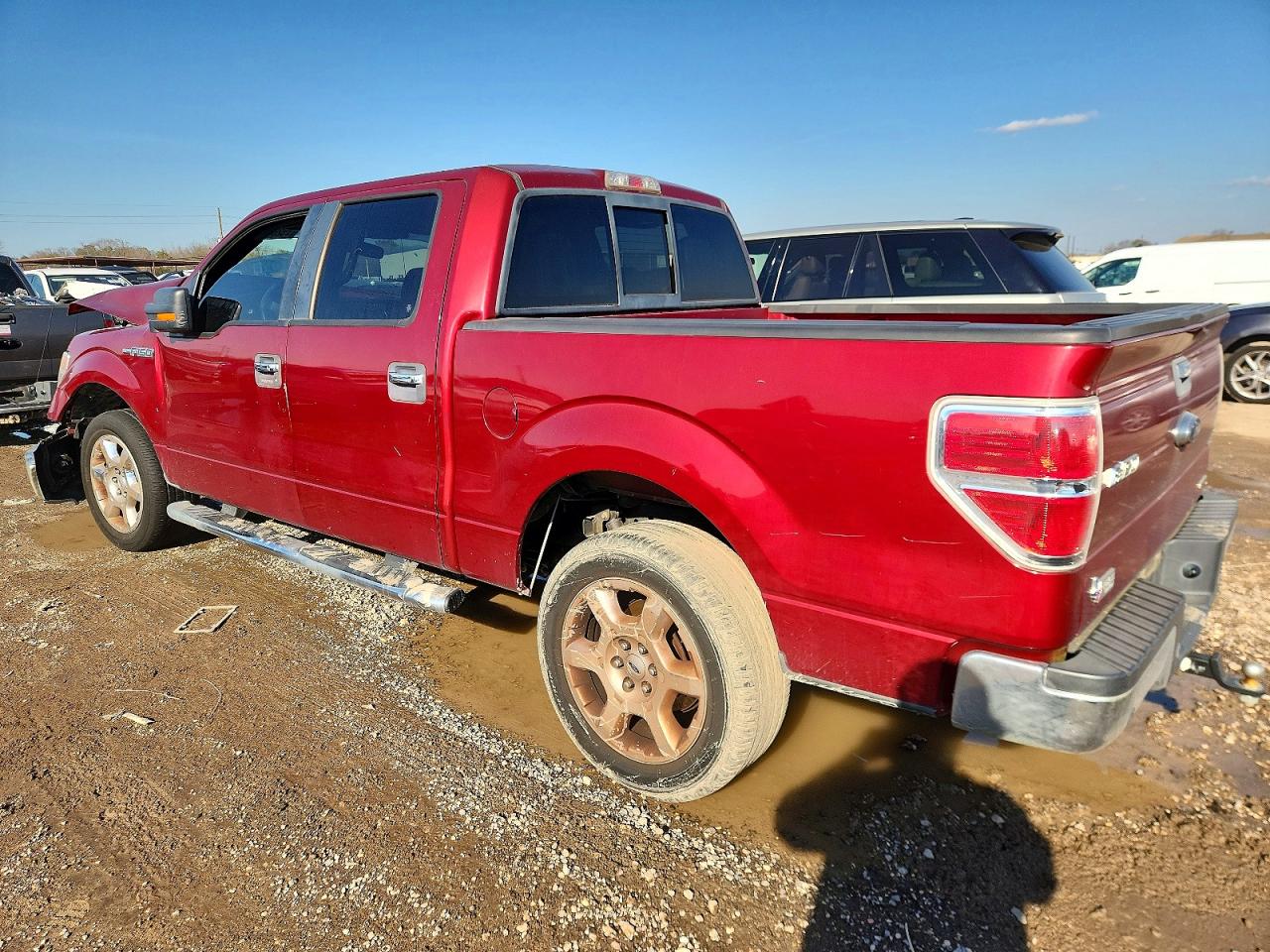 2014 Ford F150 Supercrew Red vin: 1FTFW1CF5EFA12342