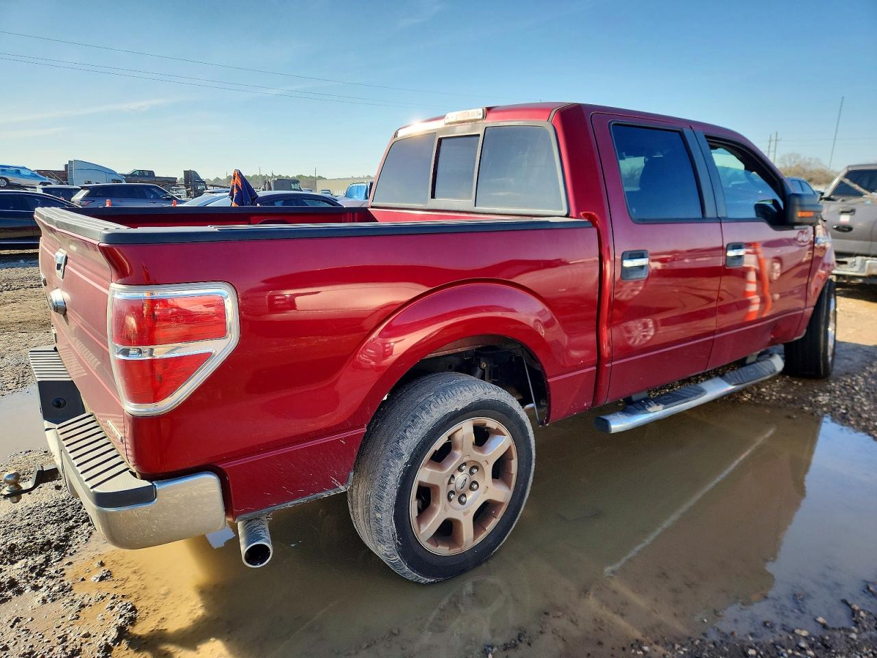 2014 Ford F150 Supercrew Red vin: 1FTFW1CF5EFA12342