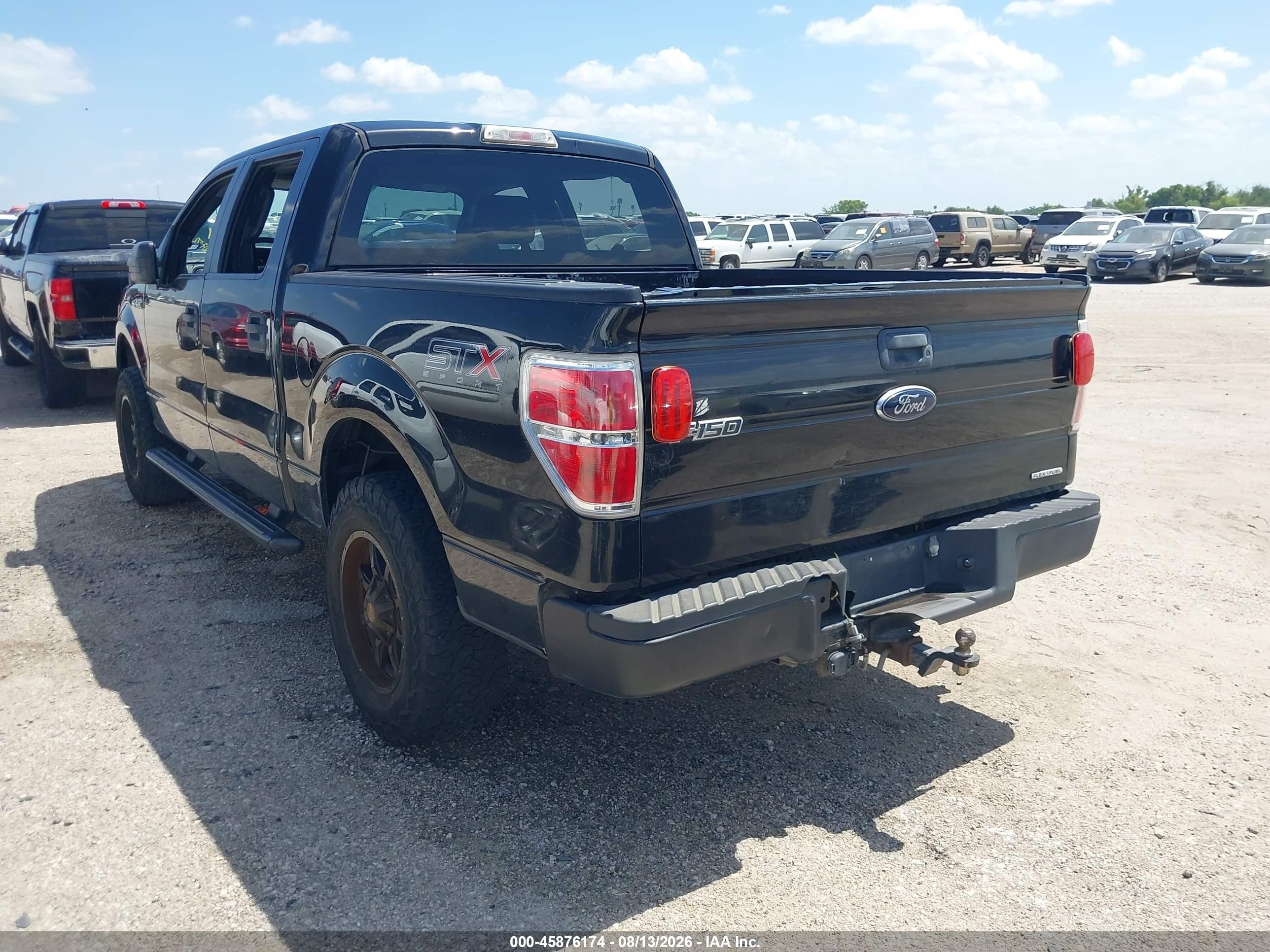 2014 Ford F-150 Stx Black vin: 1FTFW1CF5EFB30438