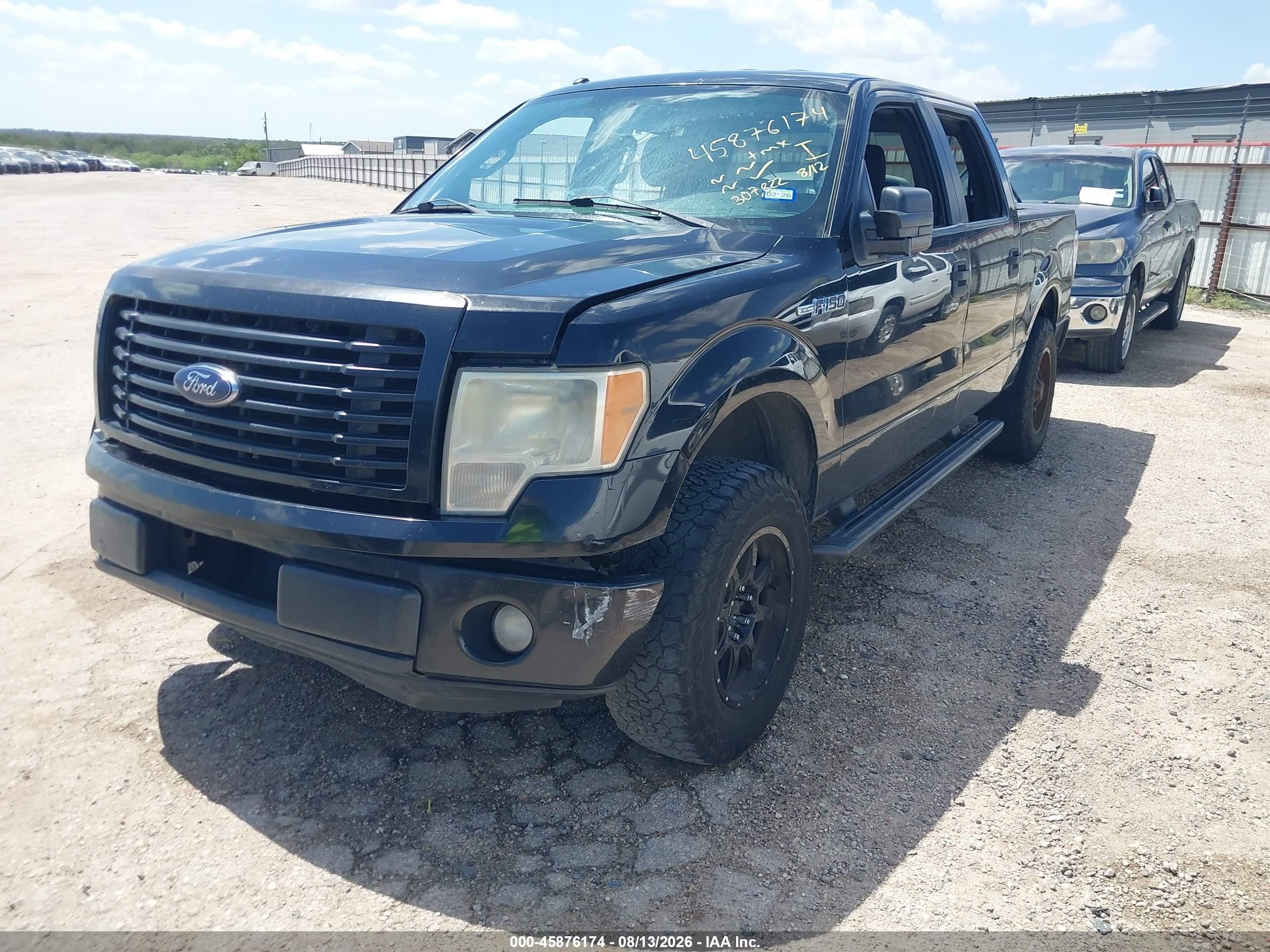 2014 Ford F-150 Stx Black vin: 1FTFW1CF5EFB30438