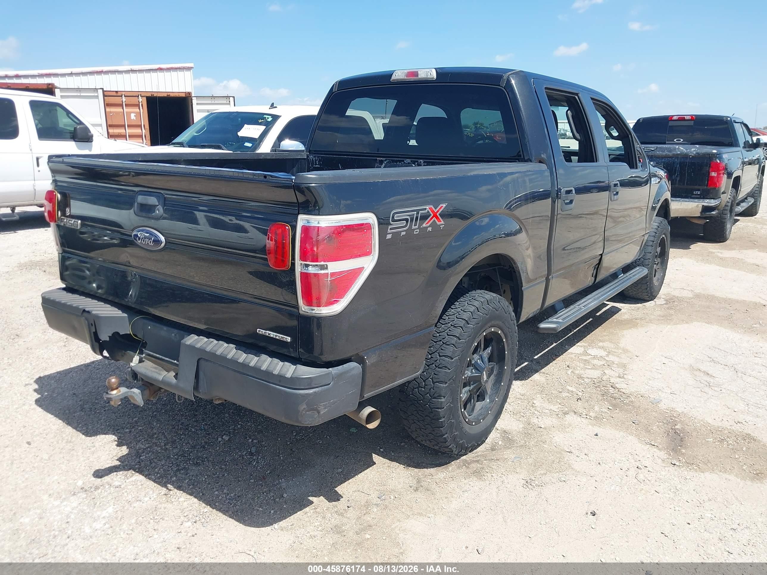 2014 Ford F-150 Stx Black vin: 1FTFW1CF5EFB30438