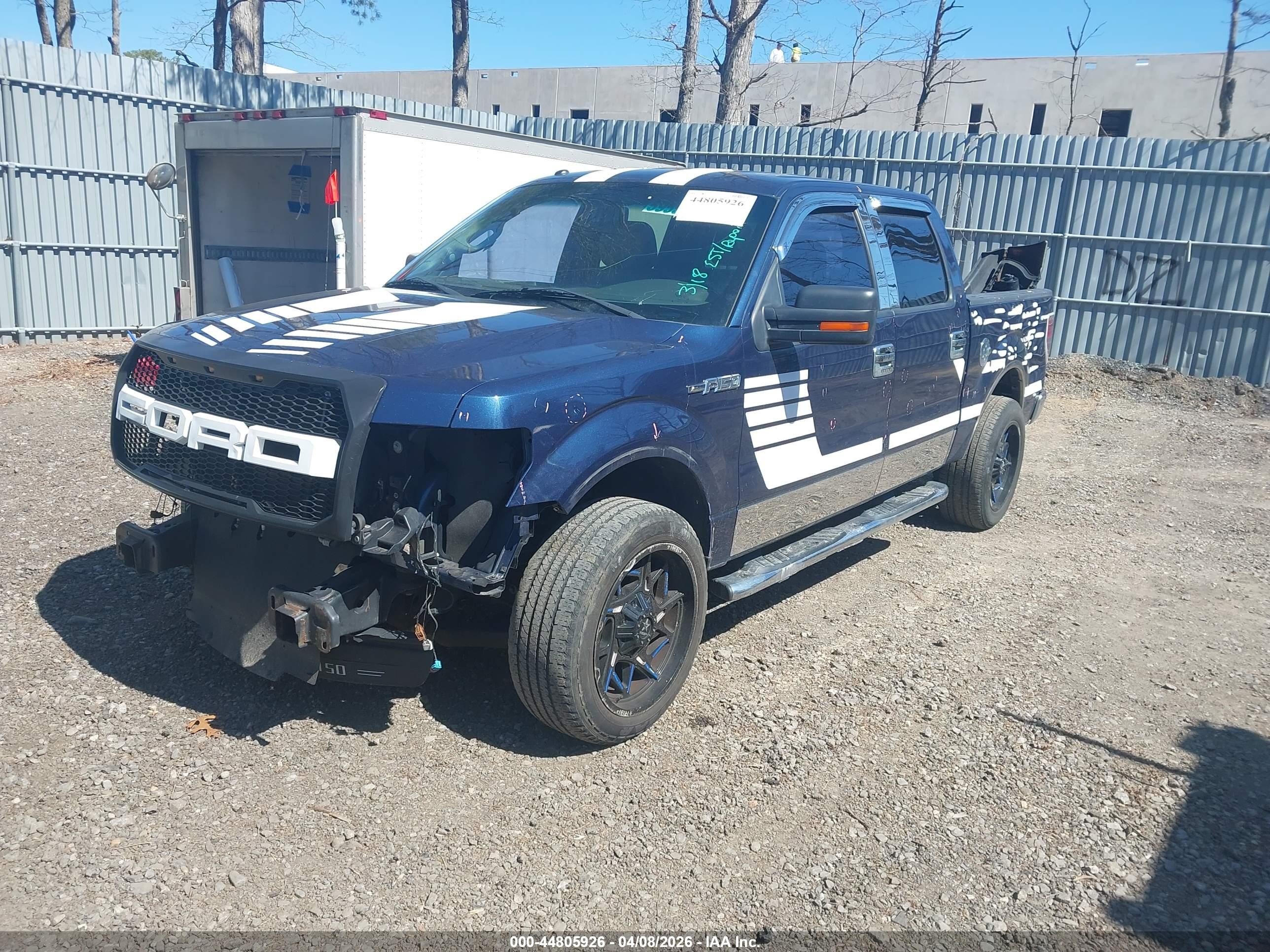 2014 Ford F-150 Xlt Blue vin: 1FTFW1CF5EFB54920