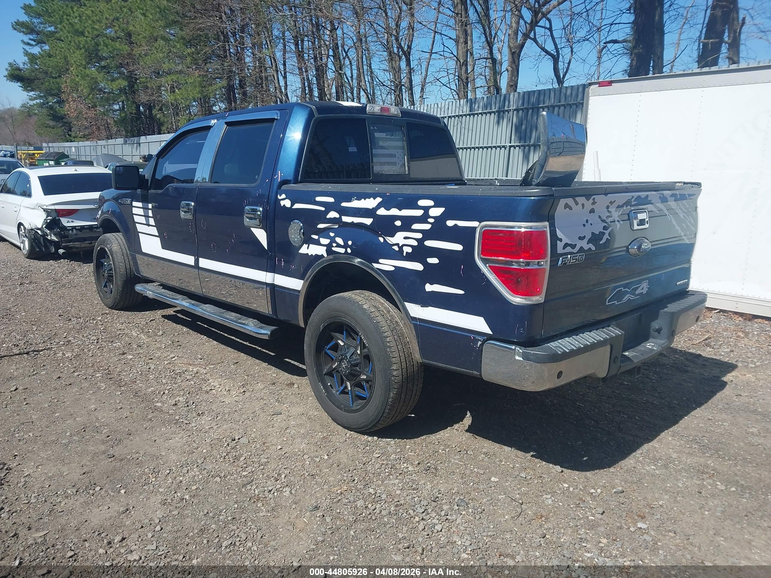 2014 Ford F-150 Xlt Blue vin: 1FTFW1CF5EFB54920