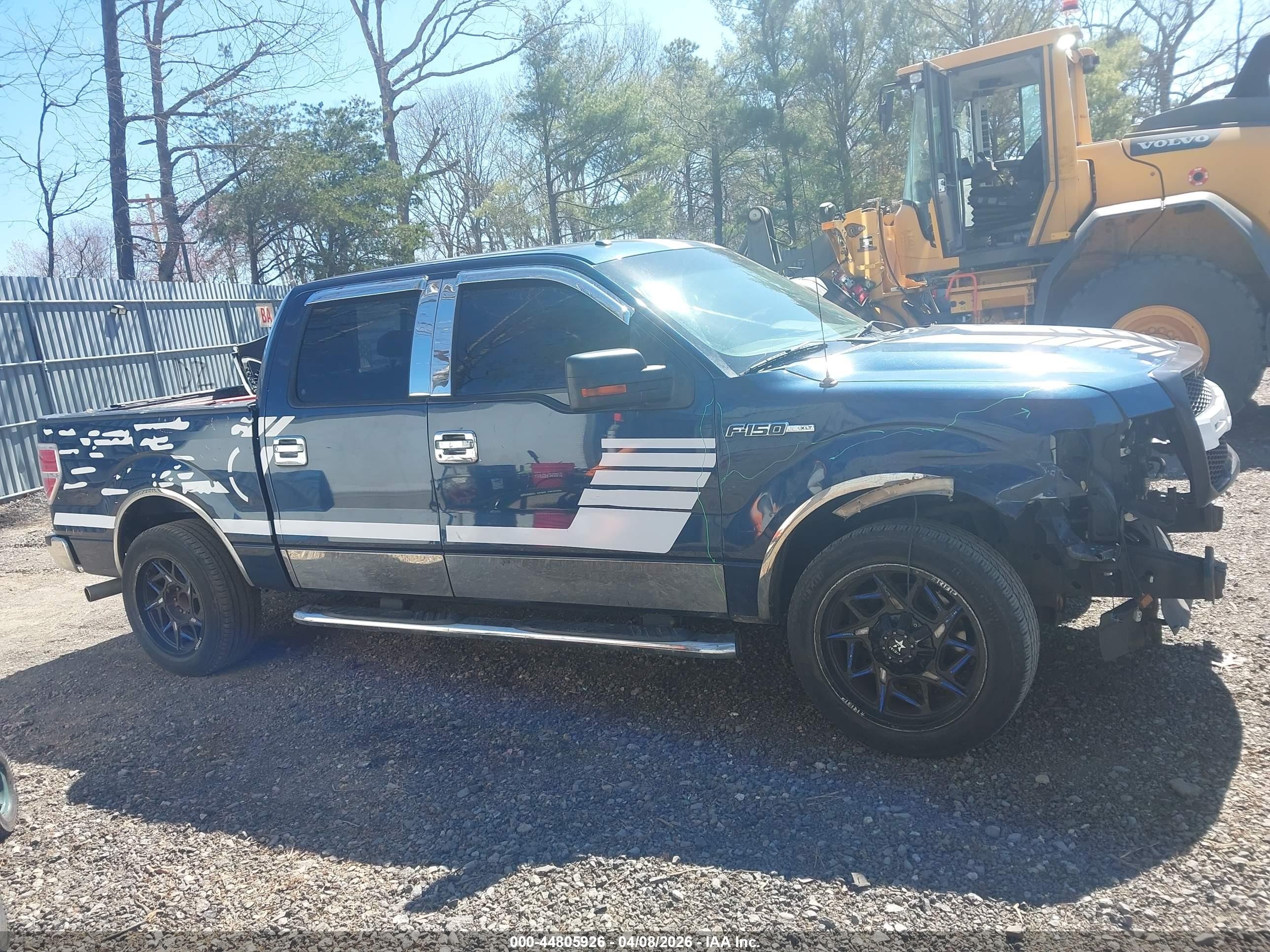 2014 Ford F-150 Xlt Blue vin: 1FTFW1CF5EFB54920