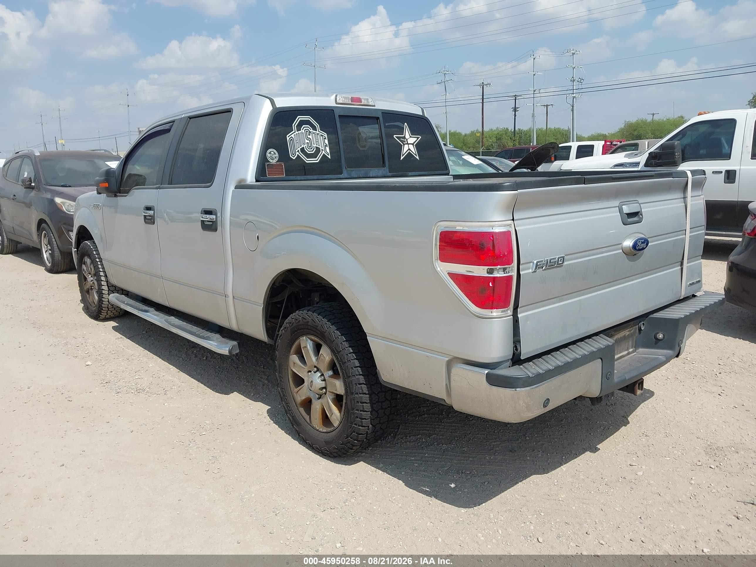 2014 Ford F-150 Xlt Silver vin: 1FTFW1CF5EFD03536