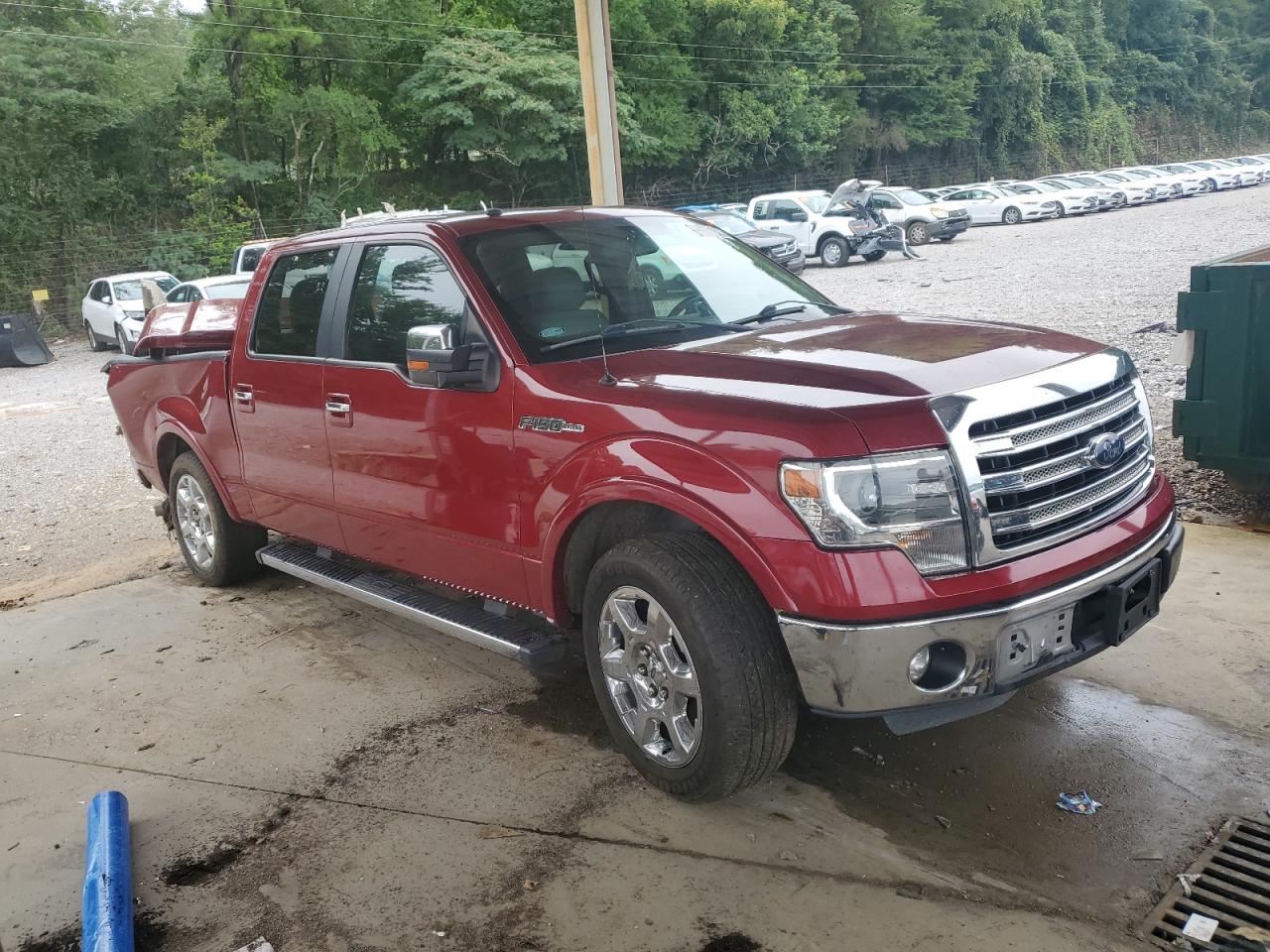 2014 Ford F150 Supercrew Red vin: 1FTFW1CF5EKD65557