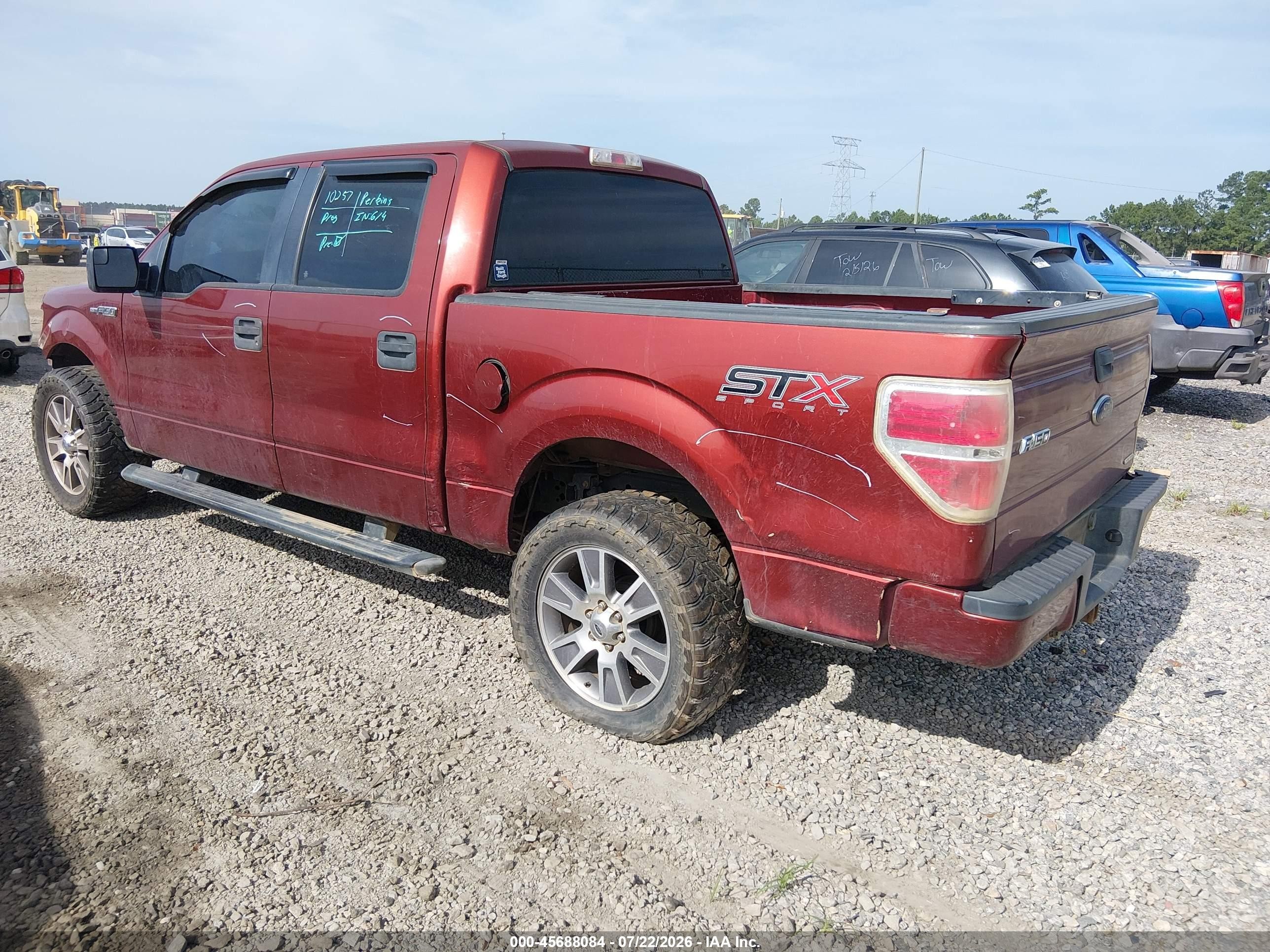 2014 Ford F-150 Stx Бордовый vin: 1FTFW1CF5EKD66837