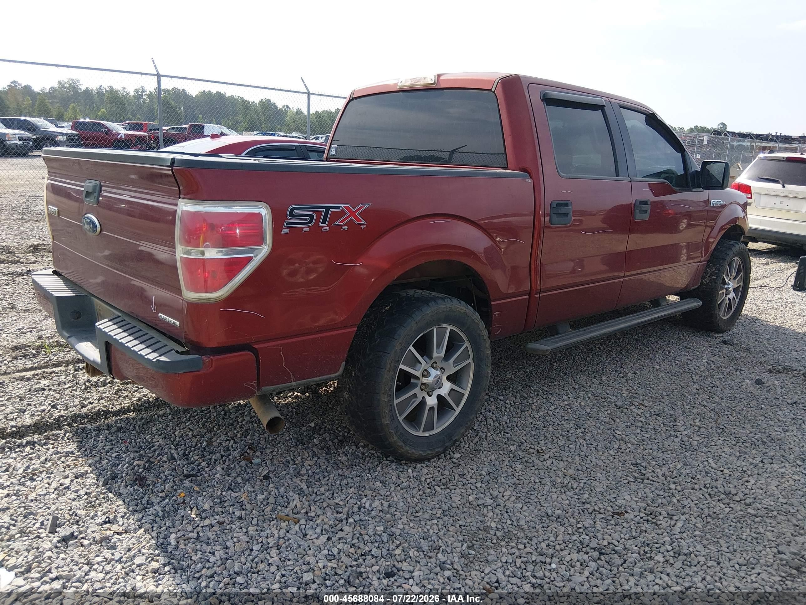 2014 Ford F-150 Stx Бордовый vin: 1FTFW1CF5EKD66837