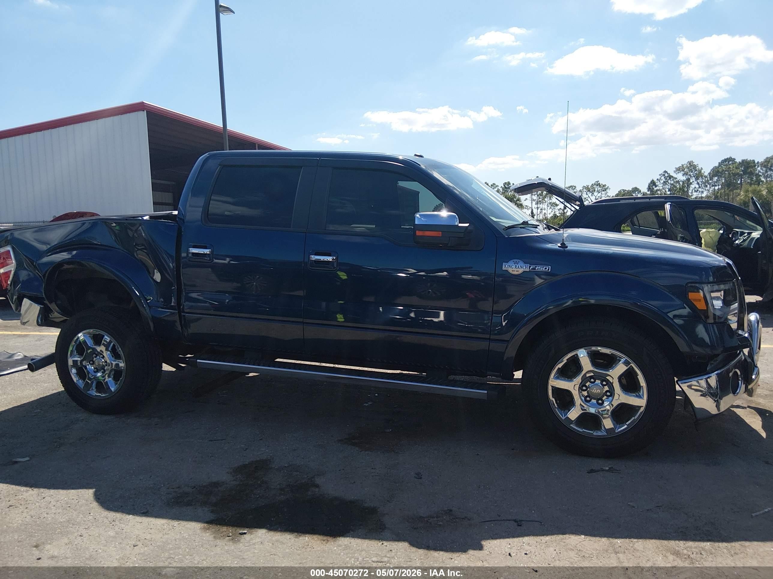 2014 Ford F-150 King Ranch Blue vin: 1FTFW1CF5EKD80365