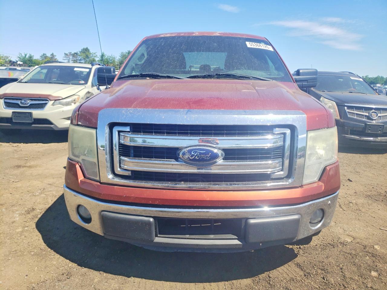 2014 Ford F150 Supercrew Brown vin: 1FTFW1CF5EKE61401