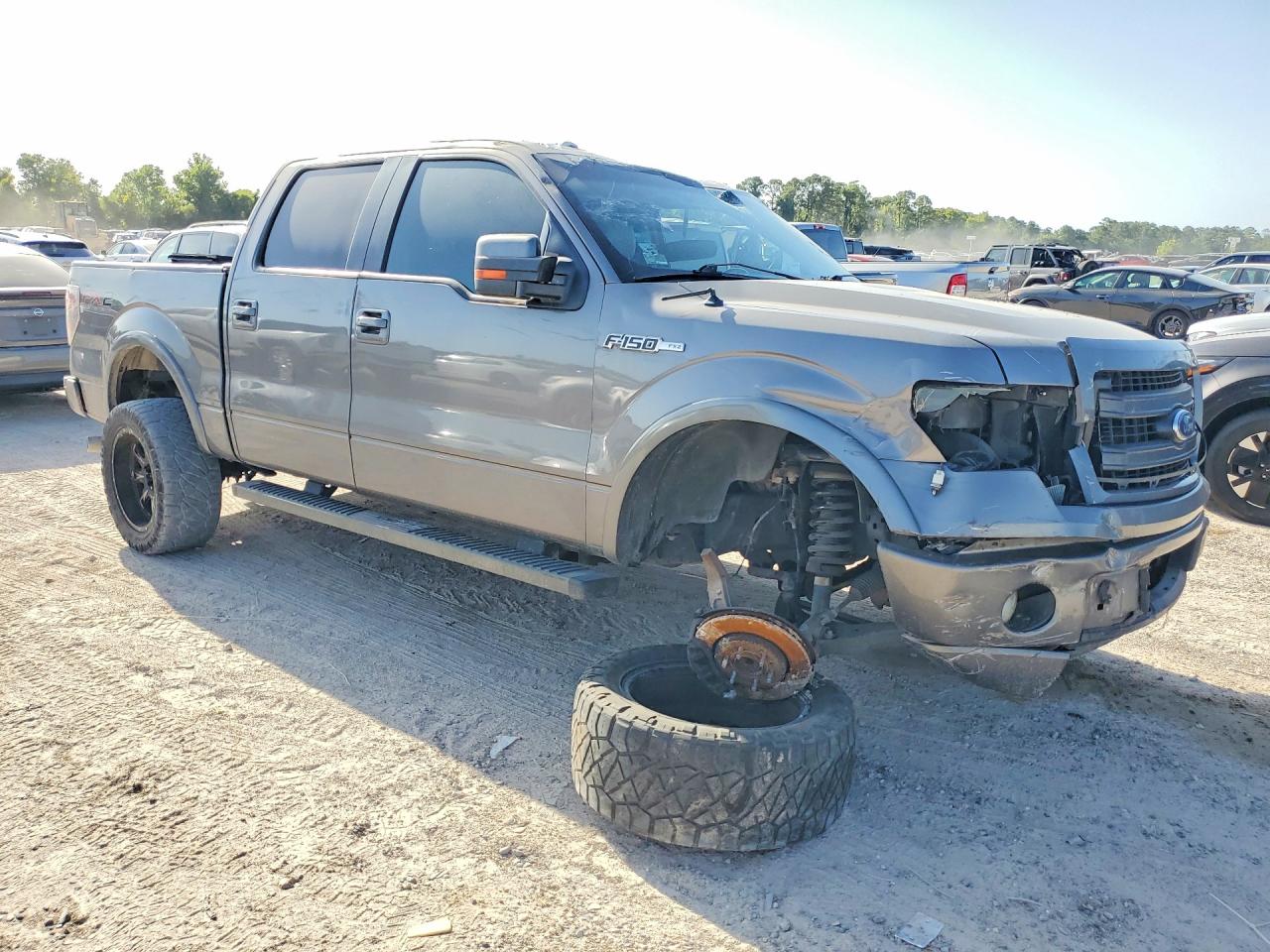 2014 Ford F150 Supercrew Gray vin: 1FTFW1CF5EKG31482
