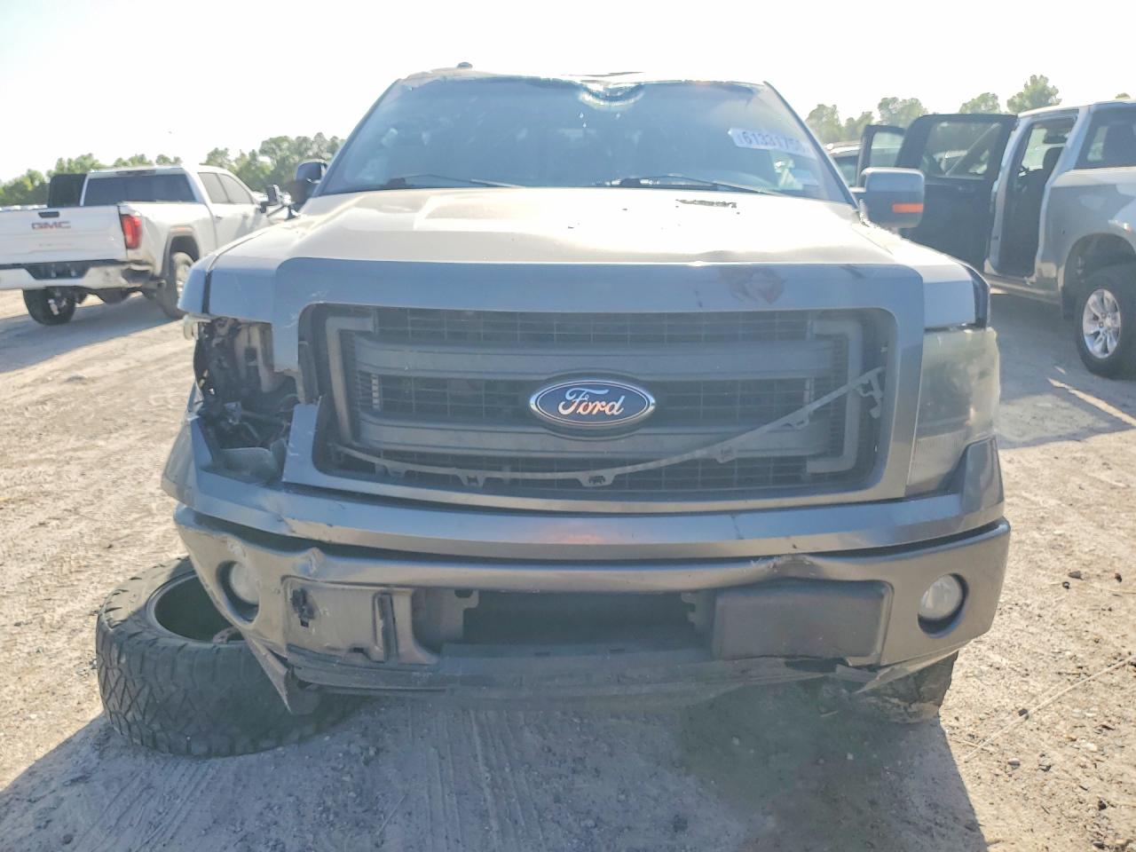 2014 Ford F150 Supercrew Gray vin: 1FTFW1CF5EKG31482