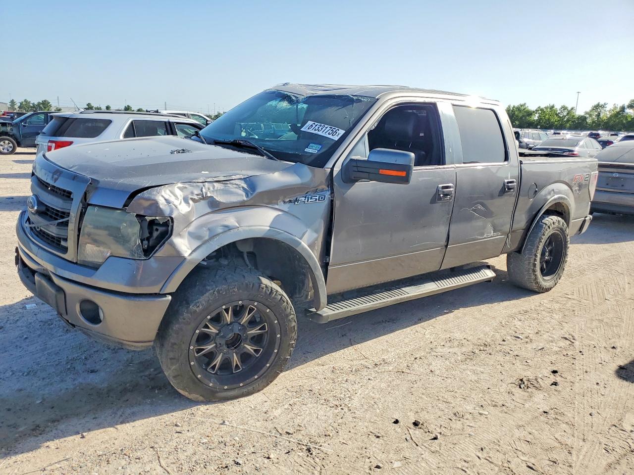 2014 Ford F150 Supercrew Серый vin: 1FTFW1CF5EKG31482