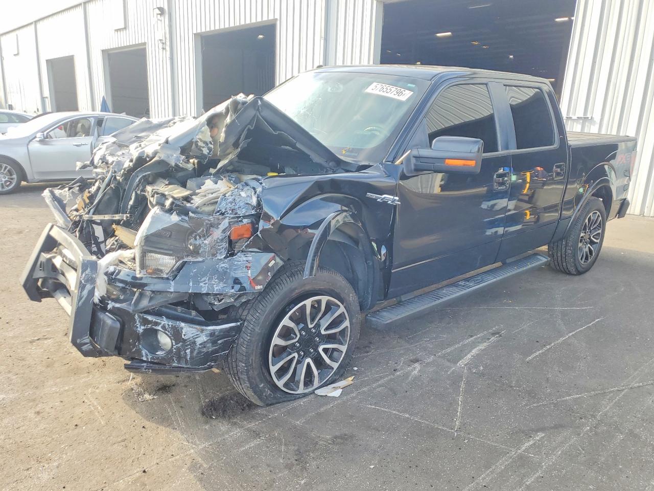 2014 Ford F150 Supercrew Black vin: 1FTFW1CF5EKG42790
