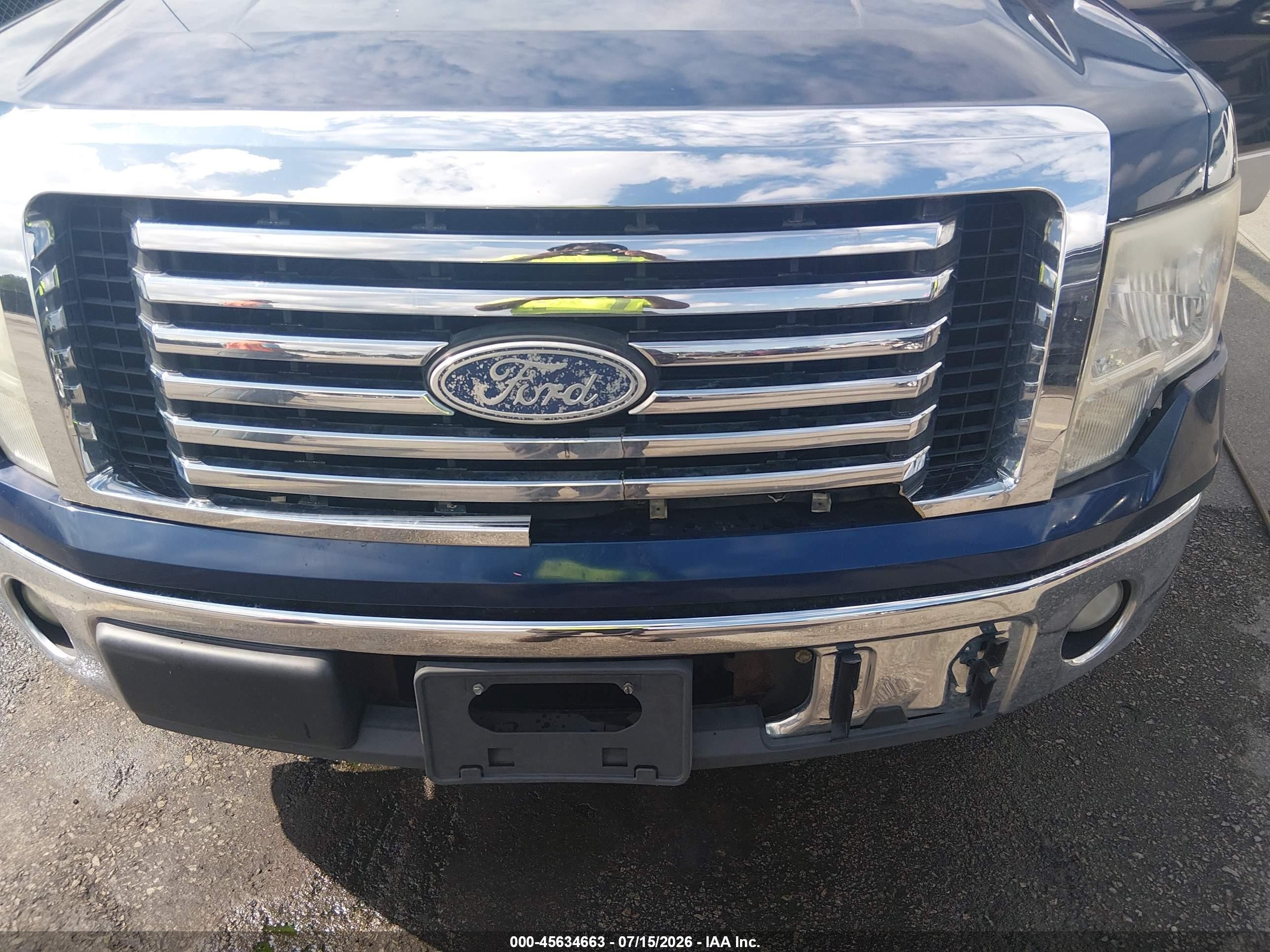 2011 Ford F-150 Xlt Blue vin: 1FTFW1CF6BFA03578