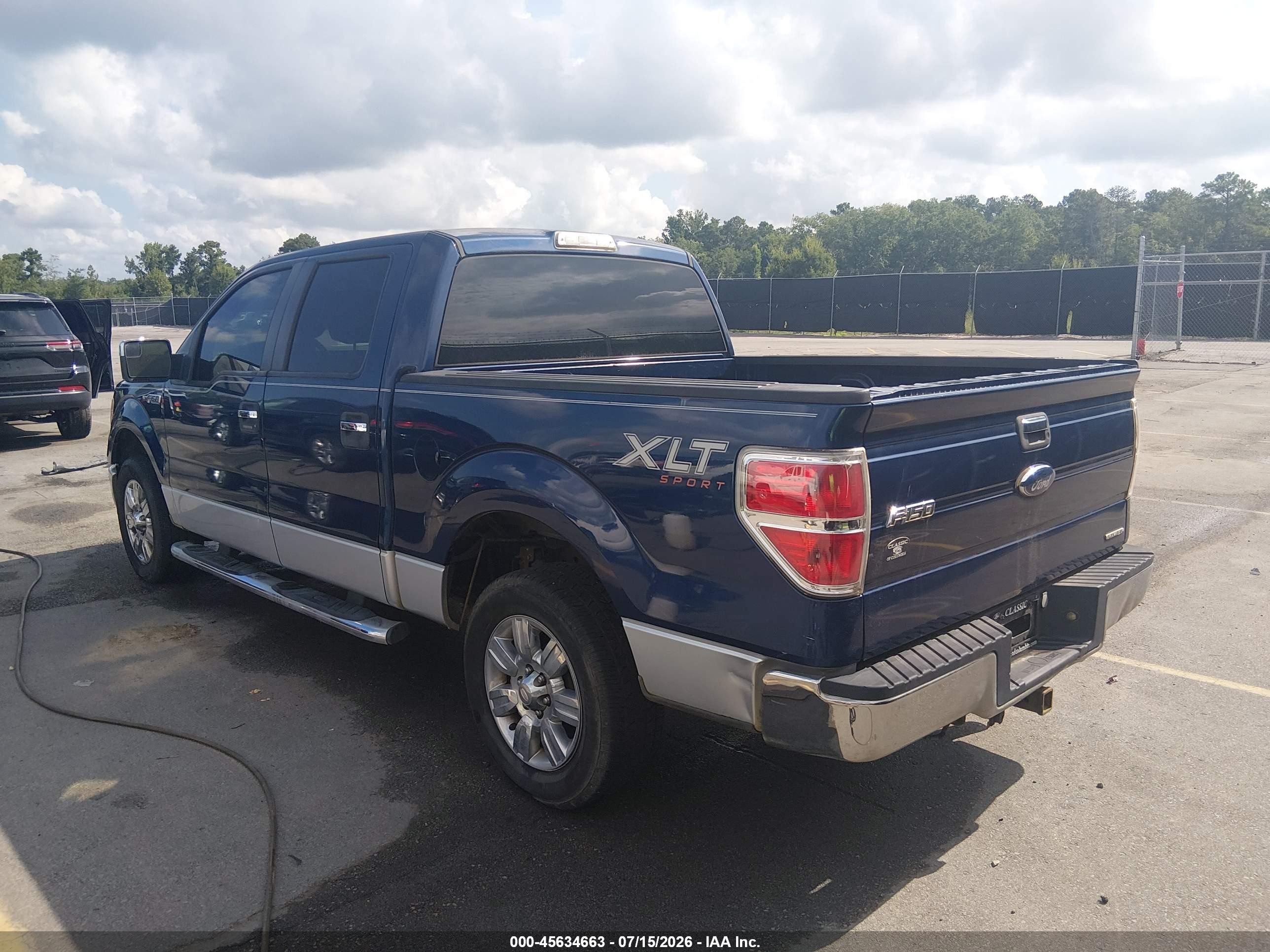 2011 Ford F-150 Xlt Blue vin: 1FTFW1CF6BFA03578