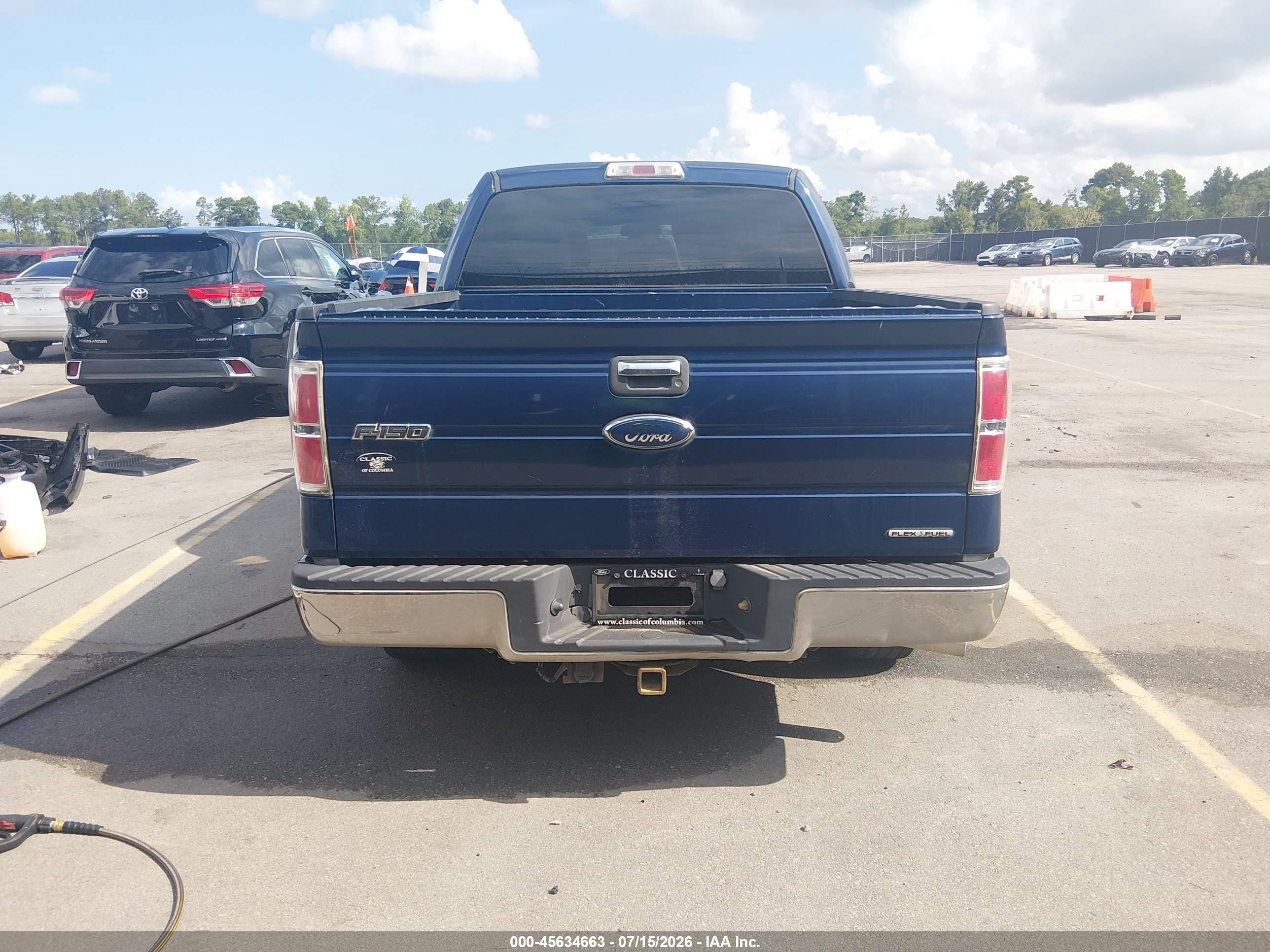 2011 Ford F-150 Xlt Blue vin: 1FTFW1CF6BFA03578