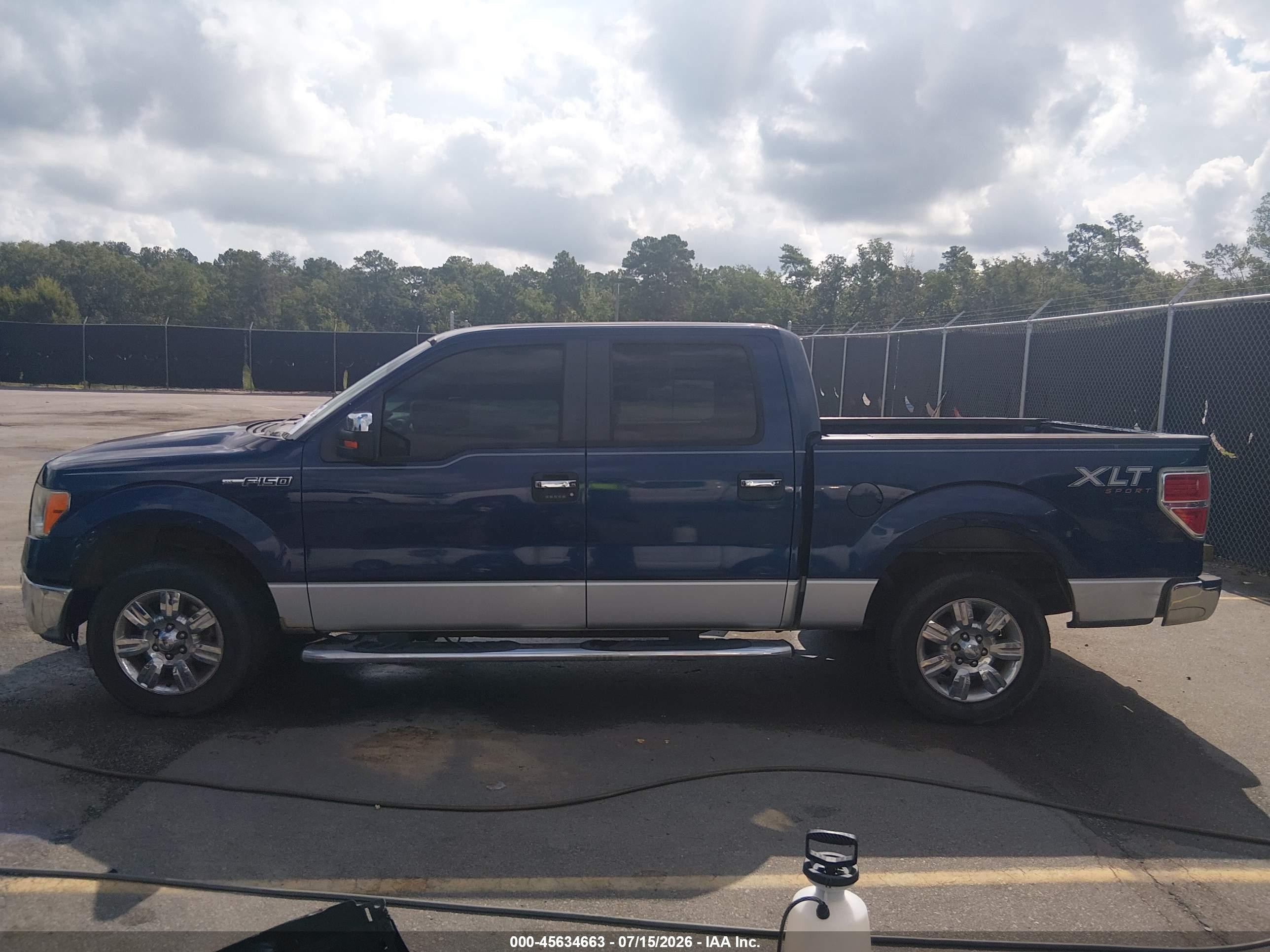 2011 Ford F-150 Xlt Blue vin: 1FTFW1CF6BFA03578