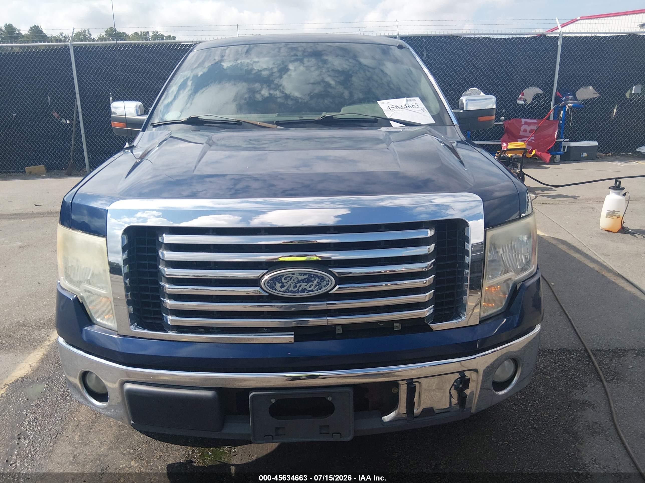 2011 Ford F-150 Xlt Blue vin: 1FTFW1CF6BFA03578