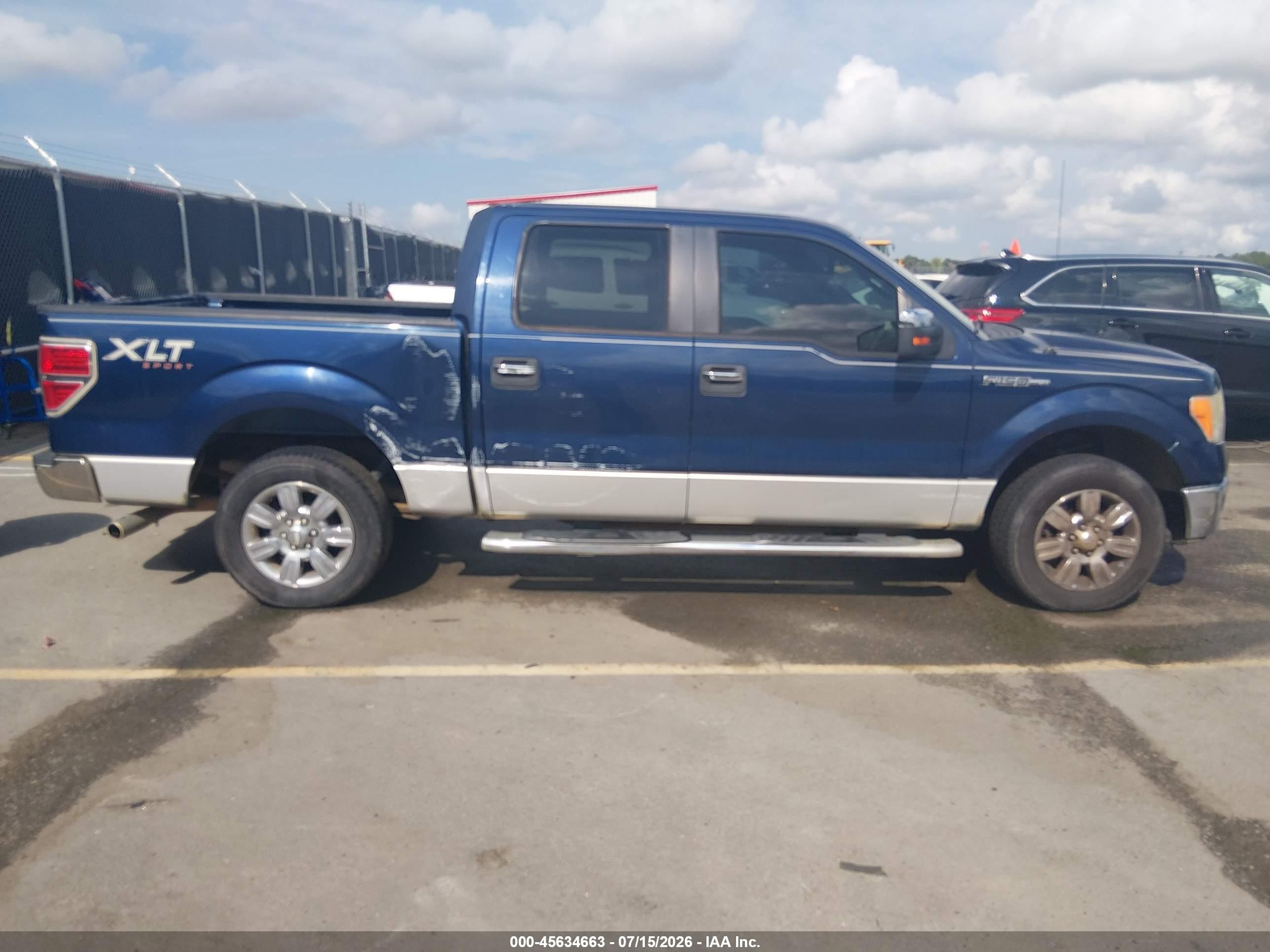 2011 Ford F-150 Xlt Blue vin: 1FTFW1CF6BFA03578