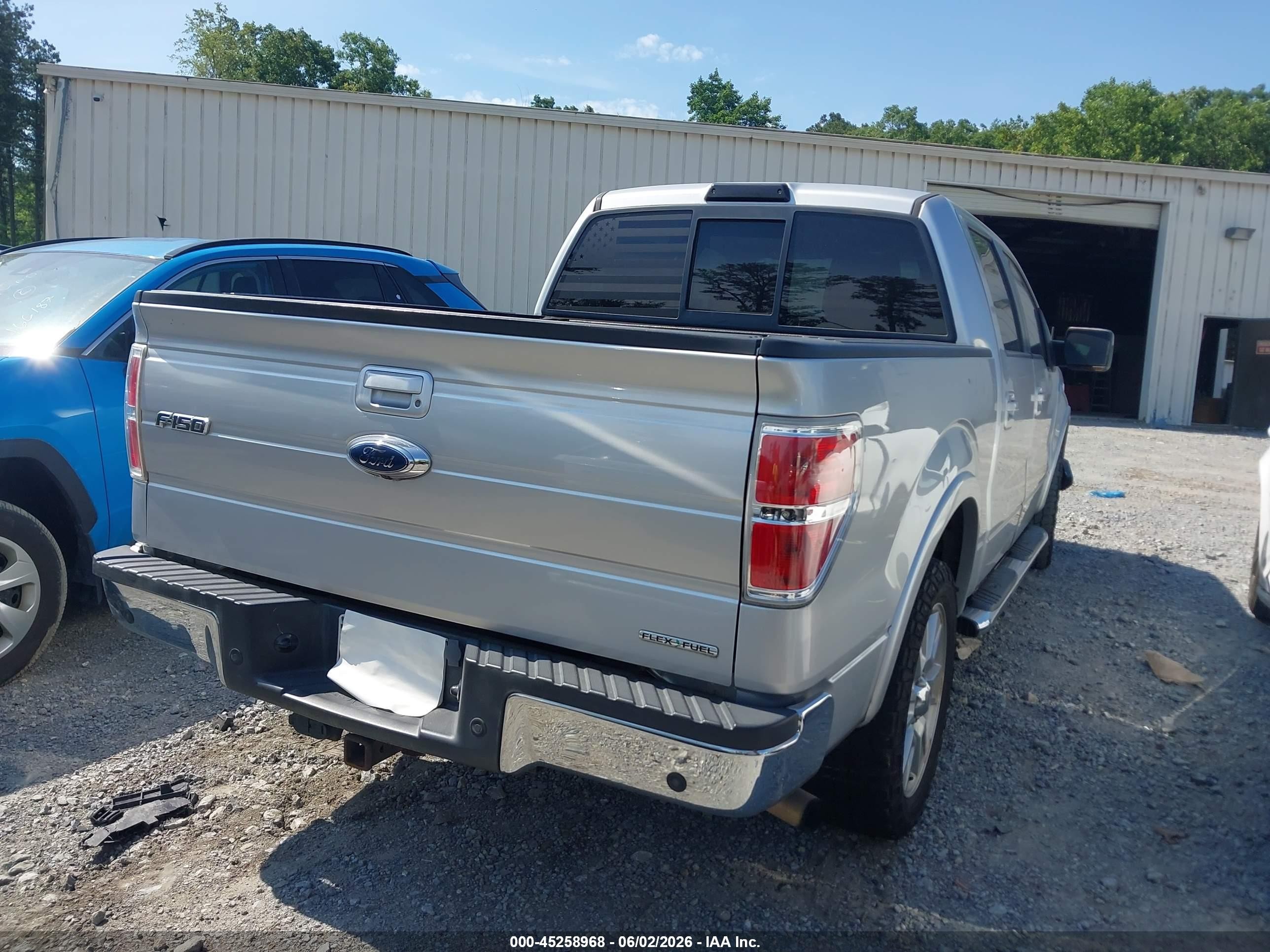 2011 Ford F-150 Lariat Silver vin: 1FTFW1CF6BFA30733