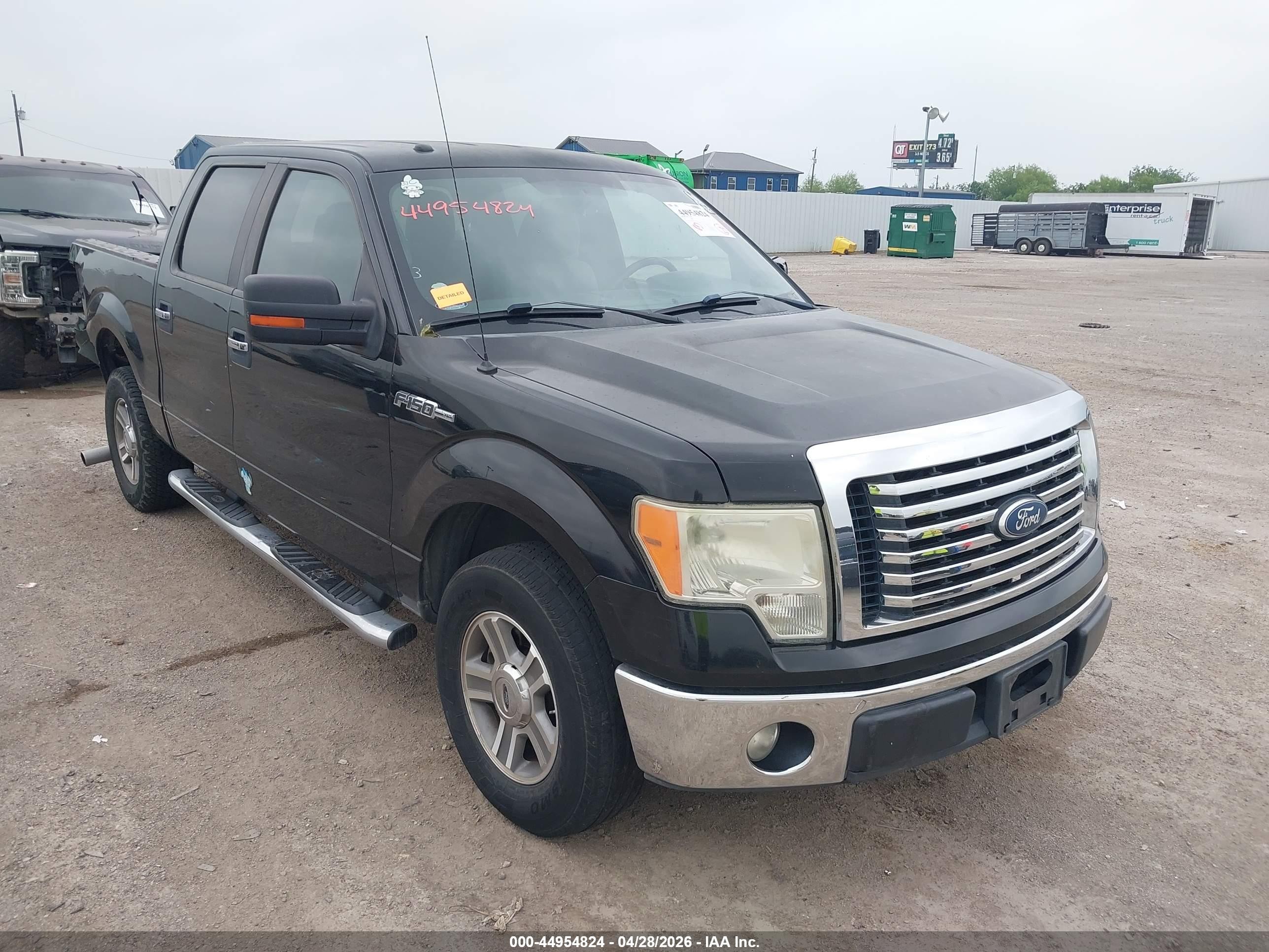 2011 Ford F-150 Xlt Black vin: 1FTFW1CF6BKD09350